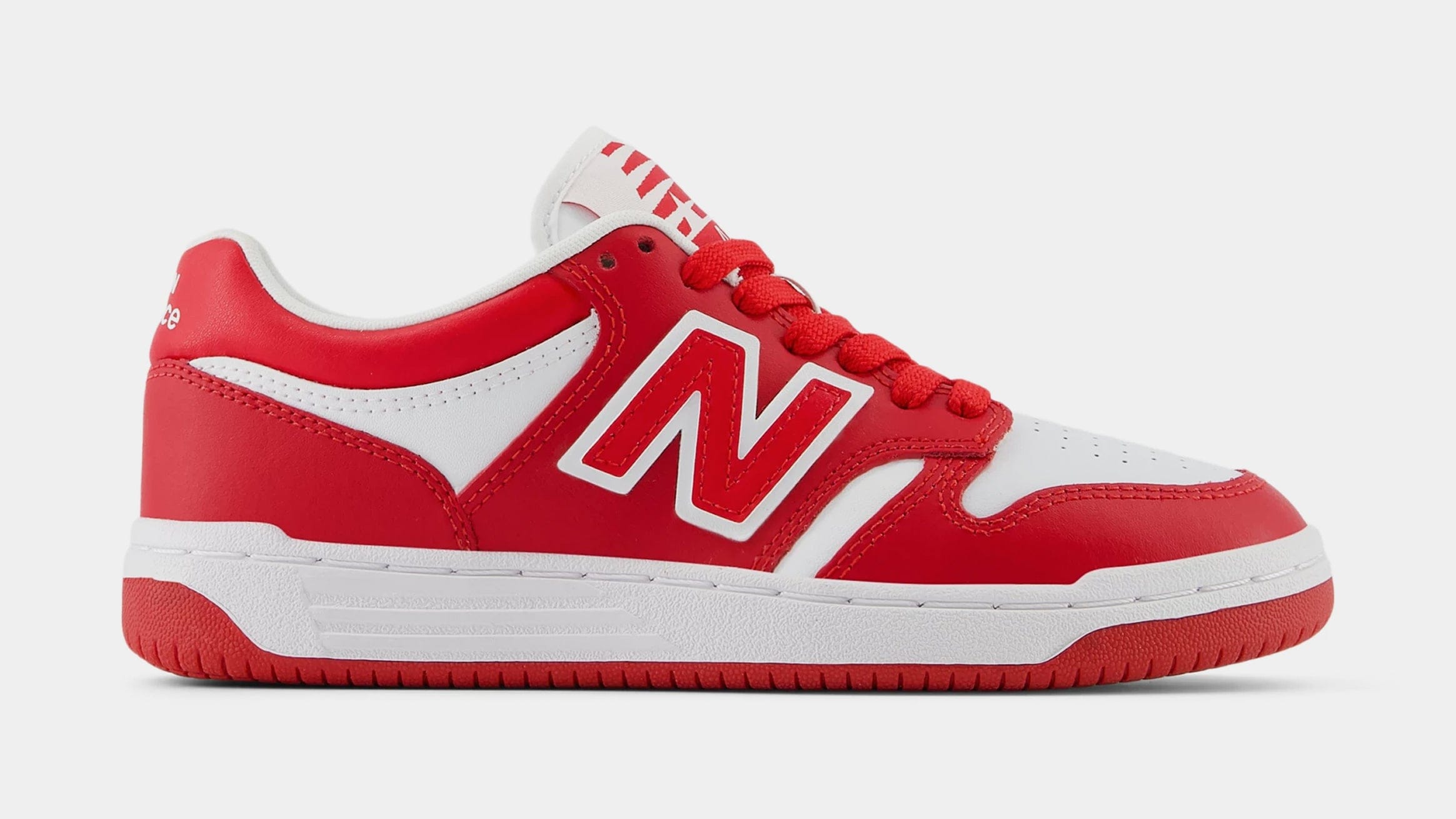 Newbalance 480 Grade School Lifestyle Shoes (Red/White)