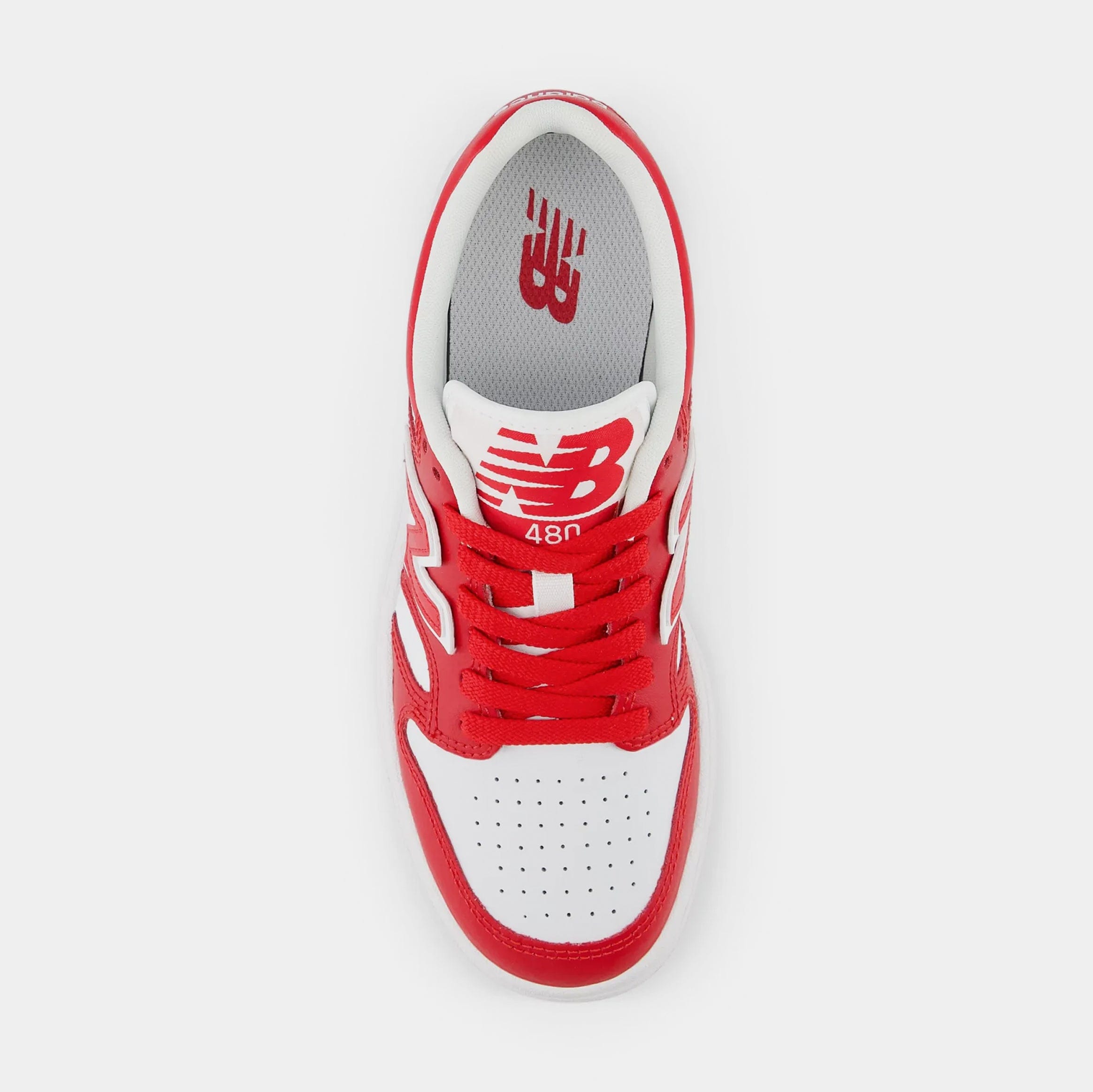 Newbalance 480 Grade School Lifestyle Shoes (Red/White)