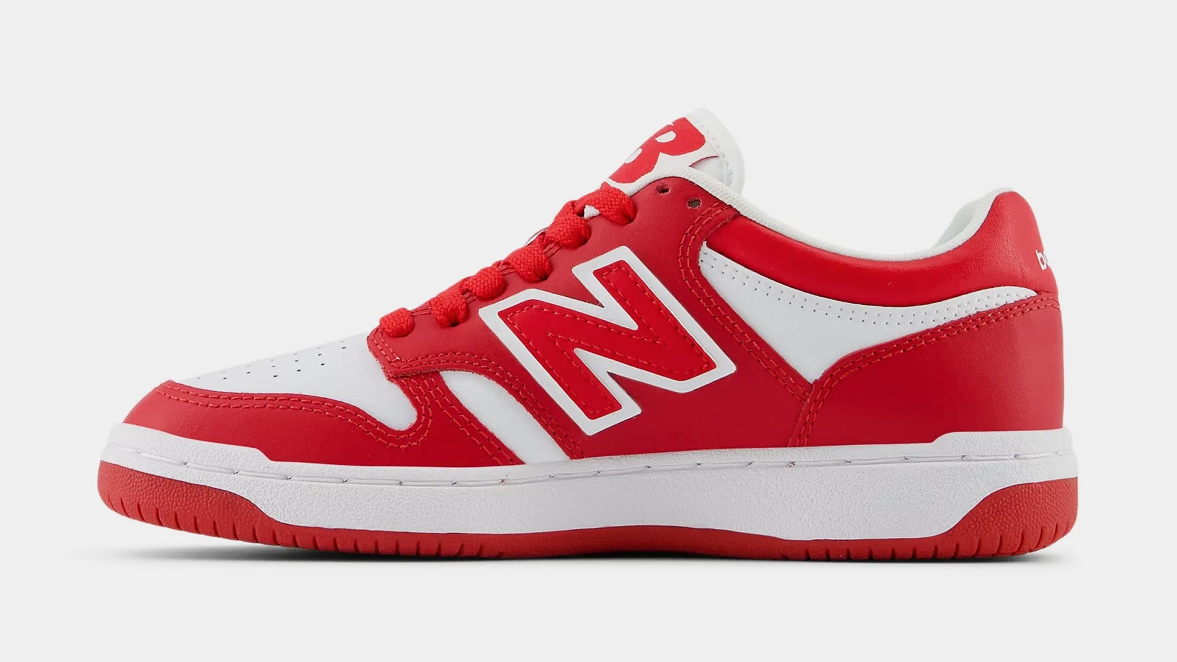 Newbalance 480 Grade School Lifestyle Shoes (Red/White)