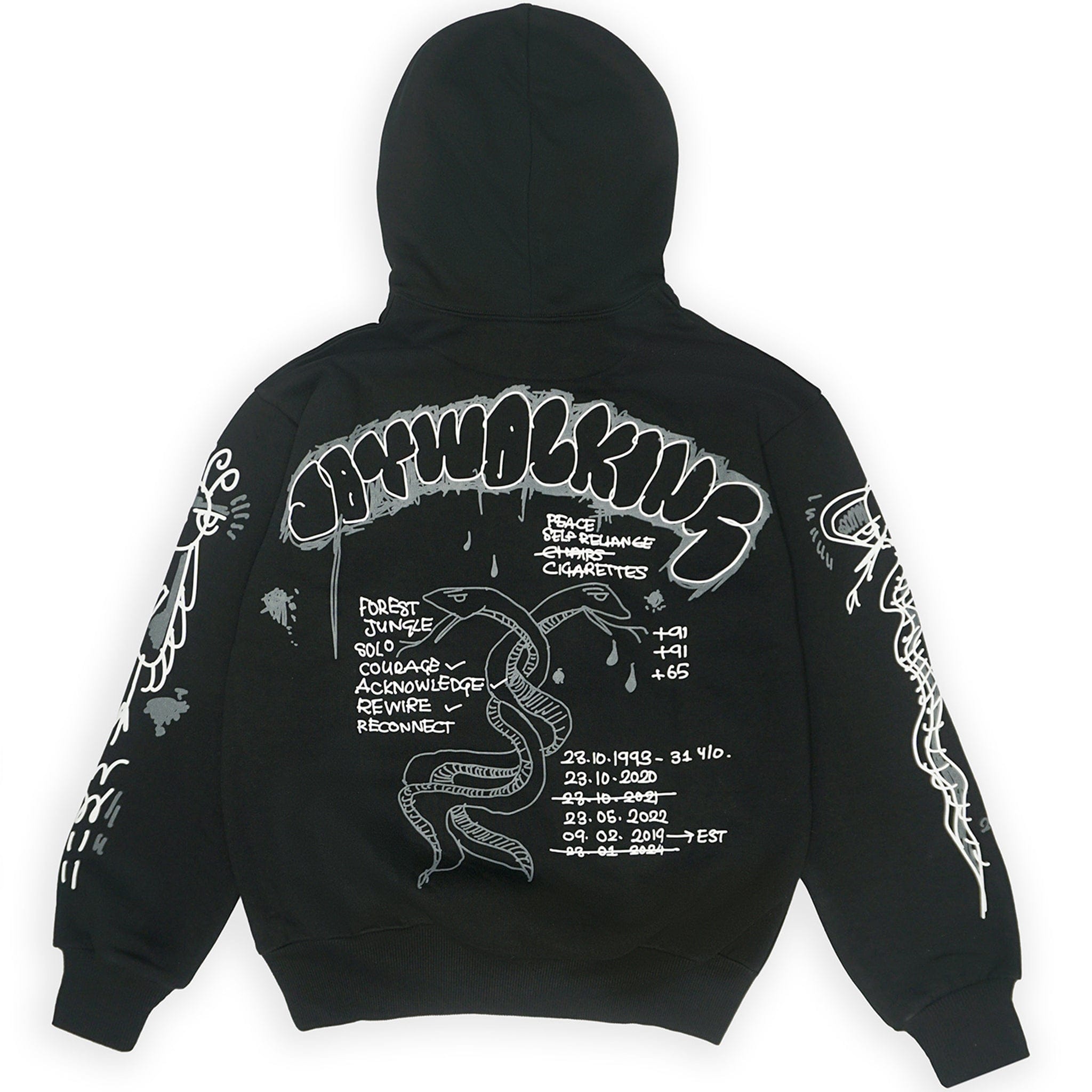 Jaywalking BEAR WITH ME HOODIE (BLACK)