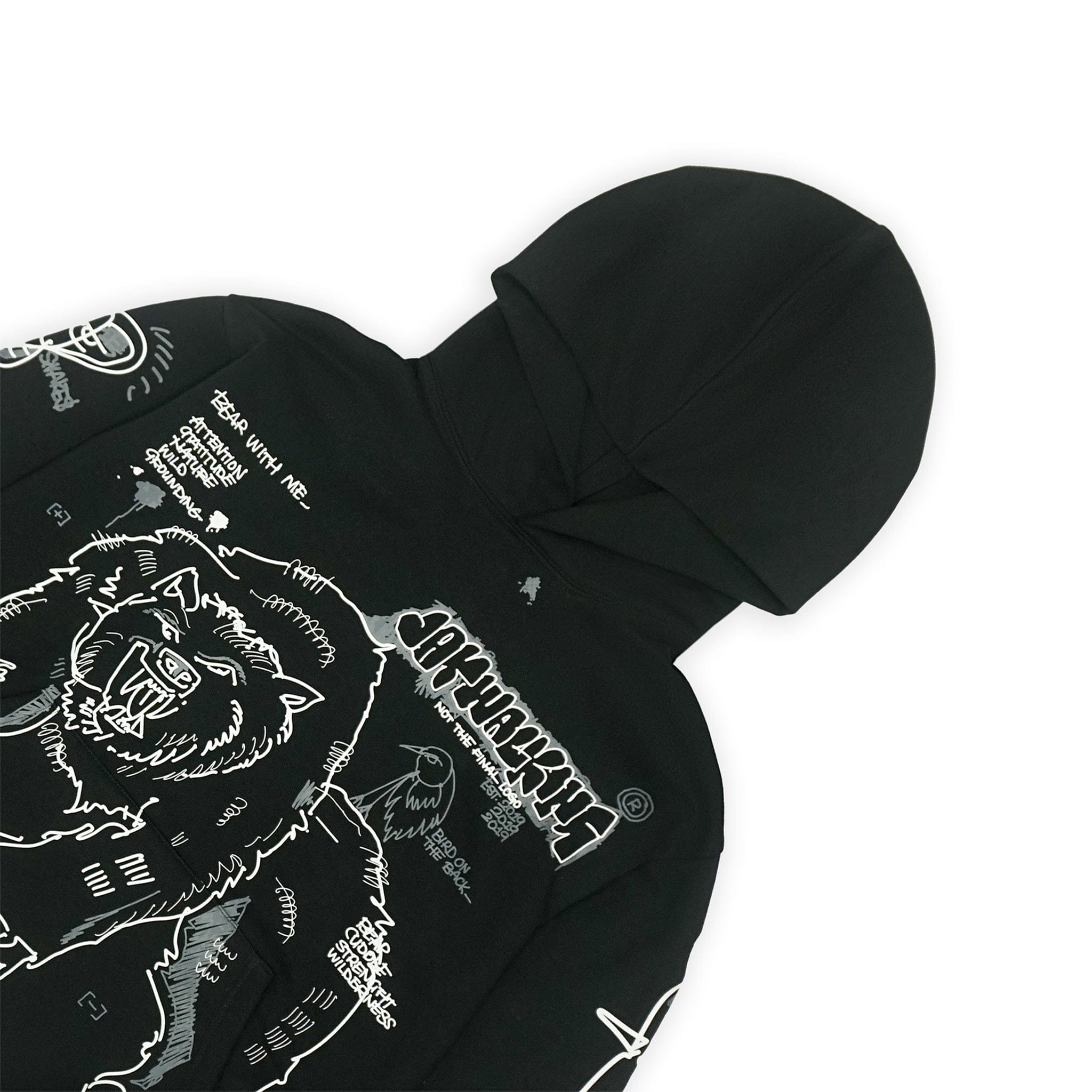 Jaywalking BEAR WITH ME HOODIE (BLACK)
