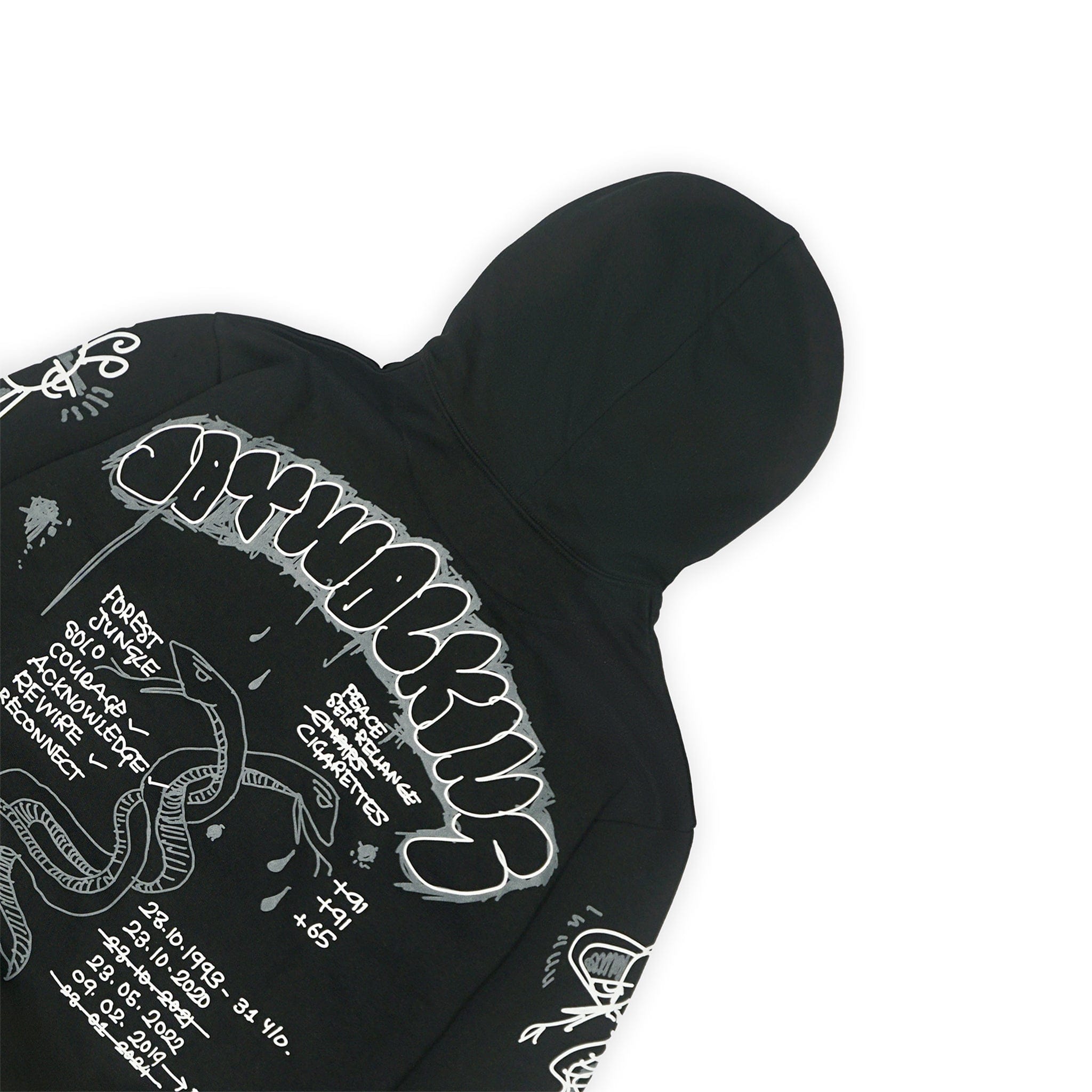 Jaywalking BEAR WITH ME HOODIE (BLACK)