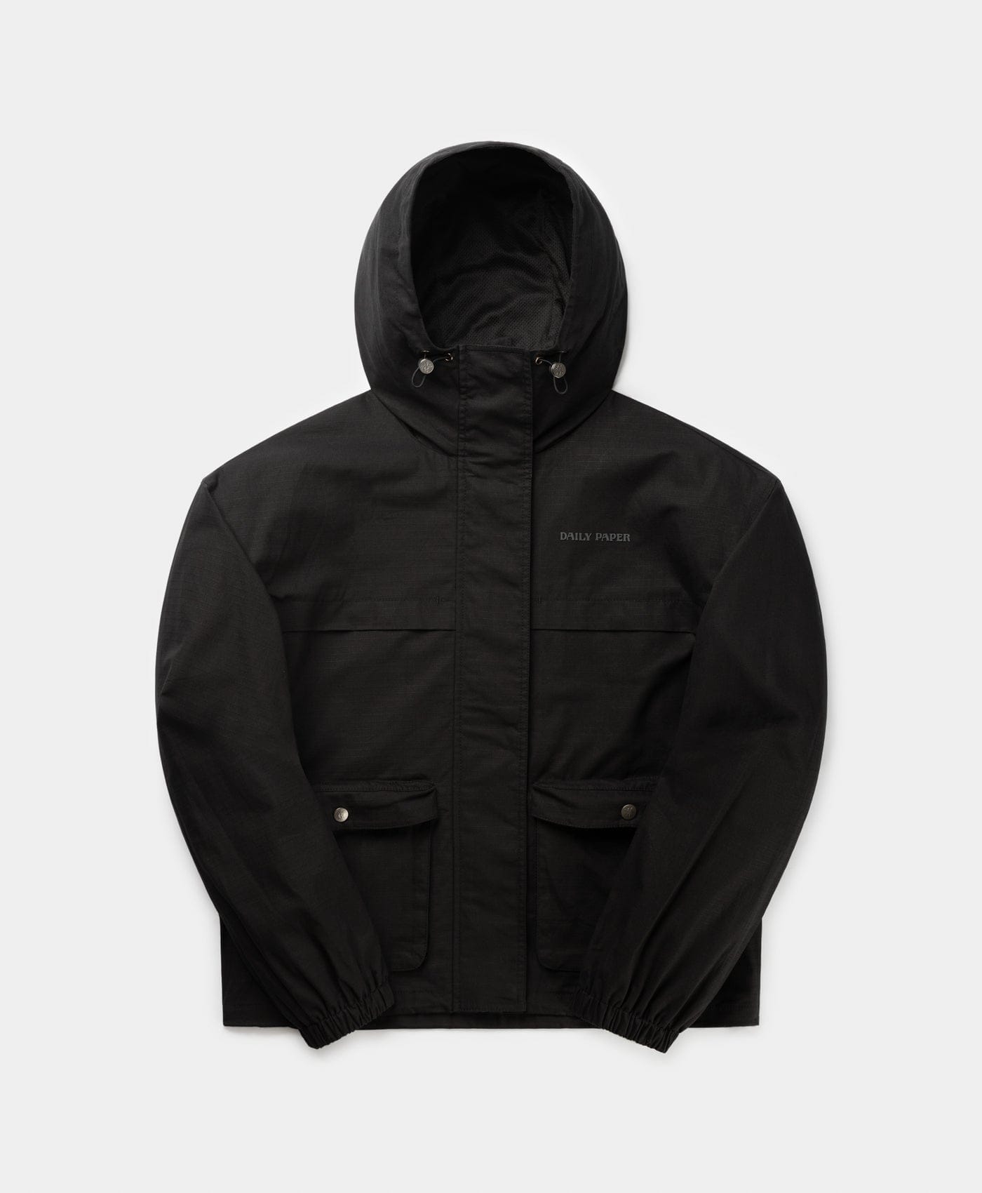 Daily Paper Black Oyster Ripstop Cargo Jacket