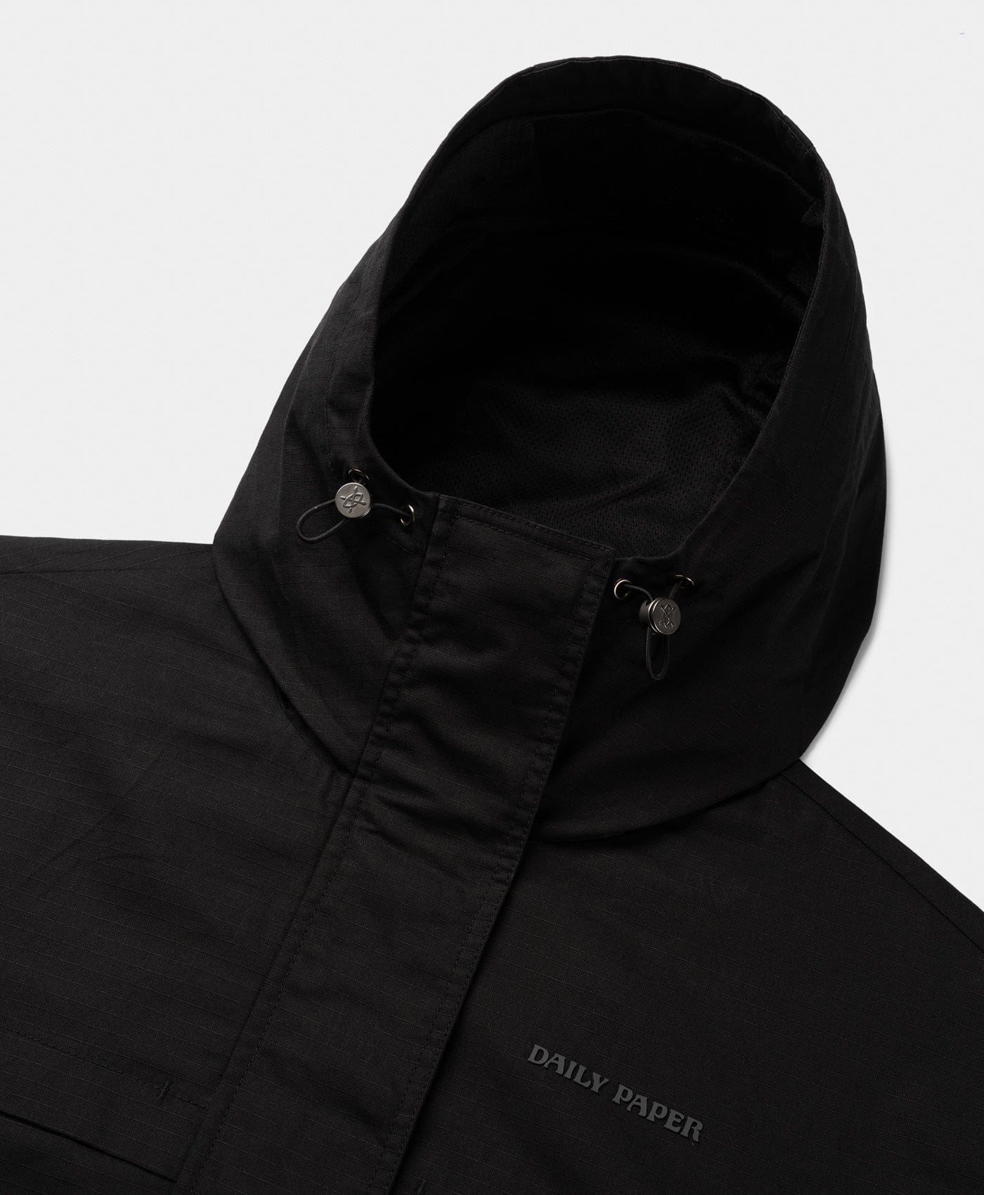 Daily Paper Black Oyster Ripstop Cargo Jacket