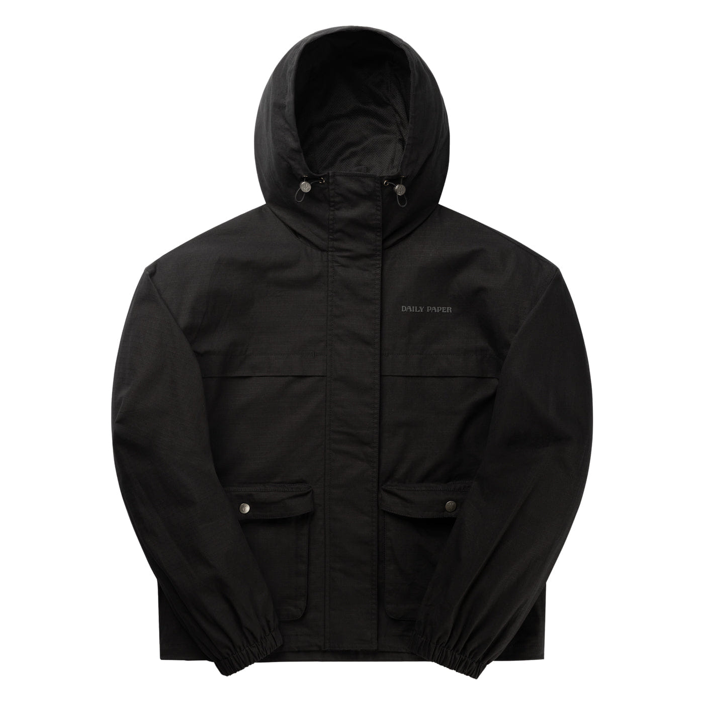Daily Paper Black Oyster Ripstop Cargo Jacket