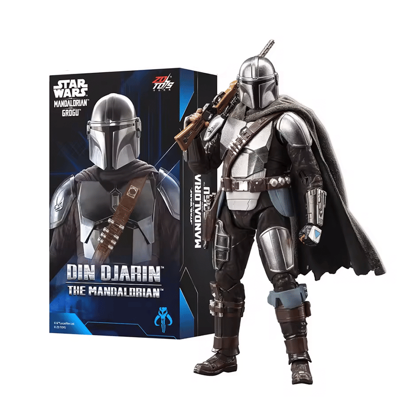 Star Wars ZD Toys 1/10 The Mandalorian And Grogu Star Wars Action Figure