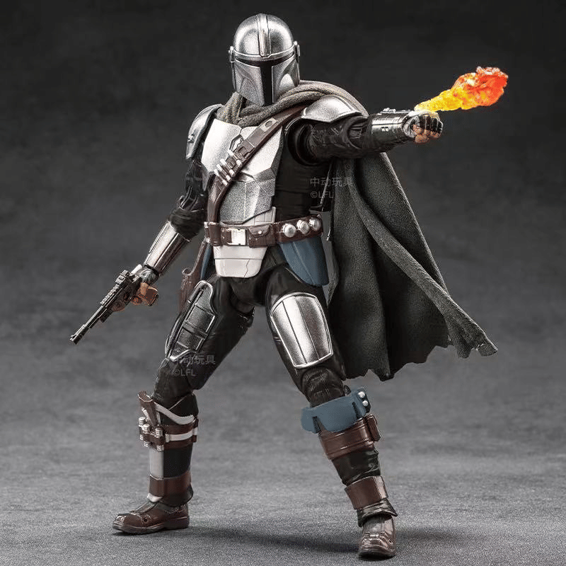 Star Wars ZD Toys 1/10 The Mandalorian And Grogu Star Wars Action Figure