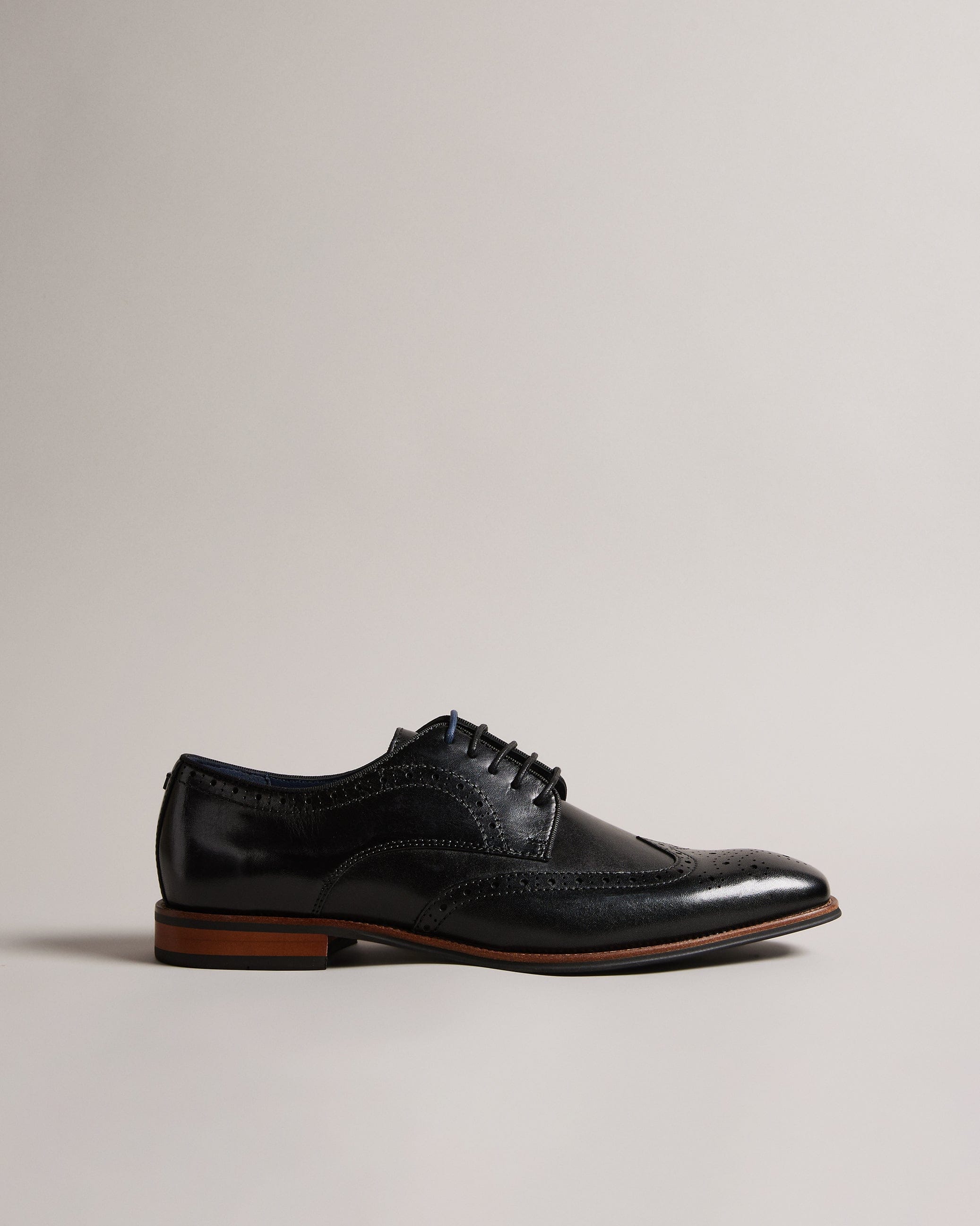SHOE Markuse Brogue Derby Formal Shoe Black