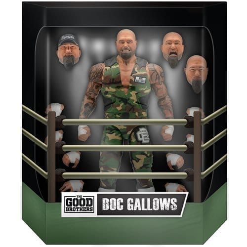 Toyshnip Super7 Good Brothers Wrestling Ultimates Doc Gallows 7 - Inch Action Figure