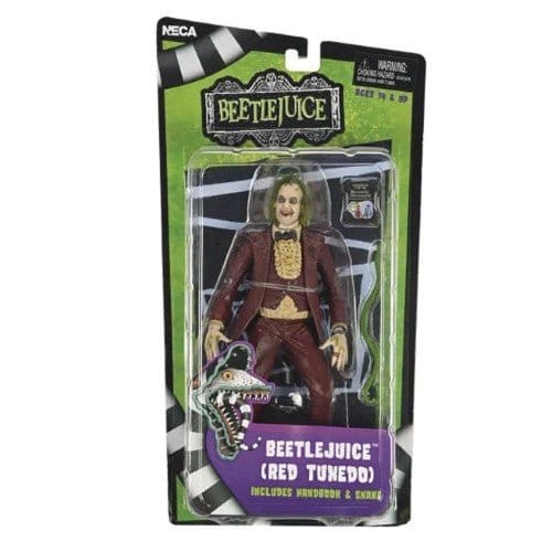 Toyshnip NECA Beetlejuice Red Tuxedo 7 - Inch Action Figure