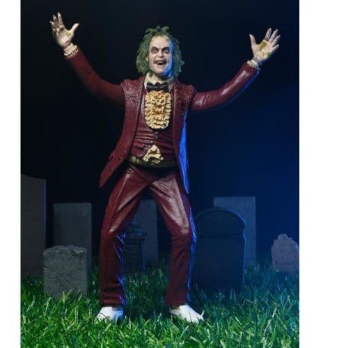 Toyshnip NECA Beetlejuice Red Tuxedo 7 - Inch Action Figure