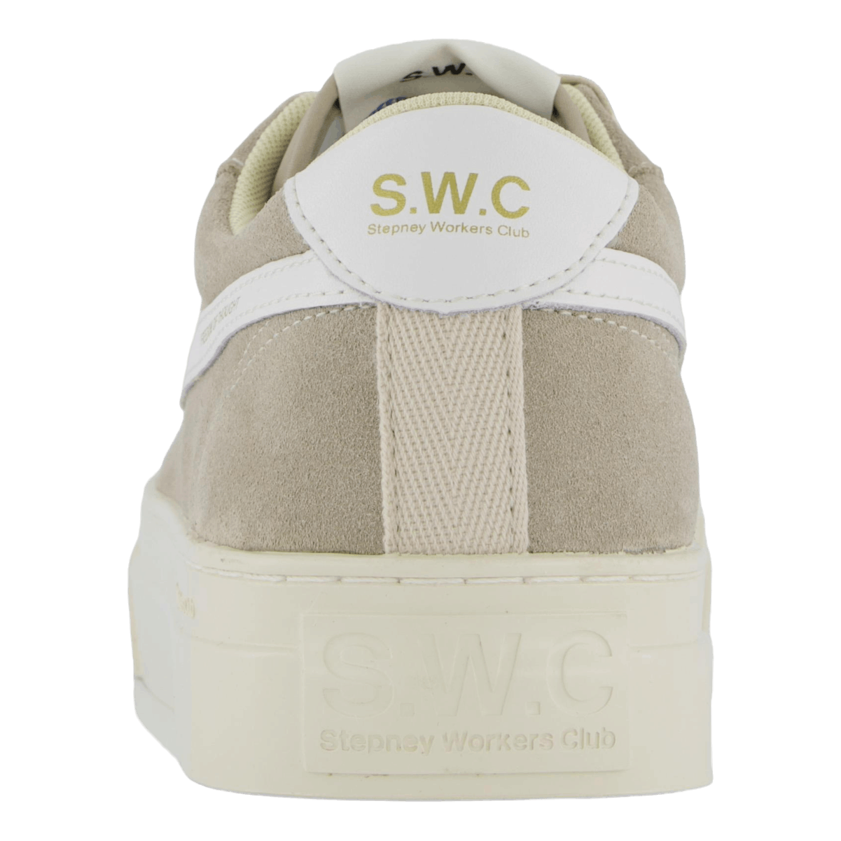 Stepney Workers Club Dellow S - strike Cup Suede Lgrywht
