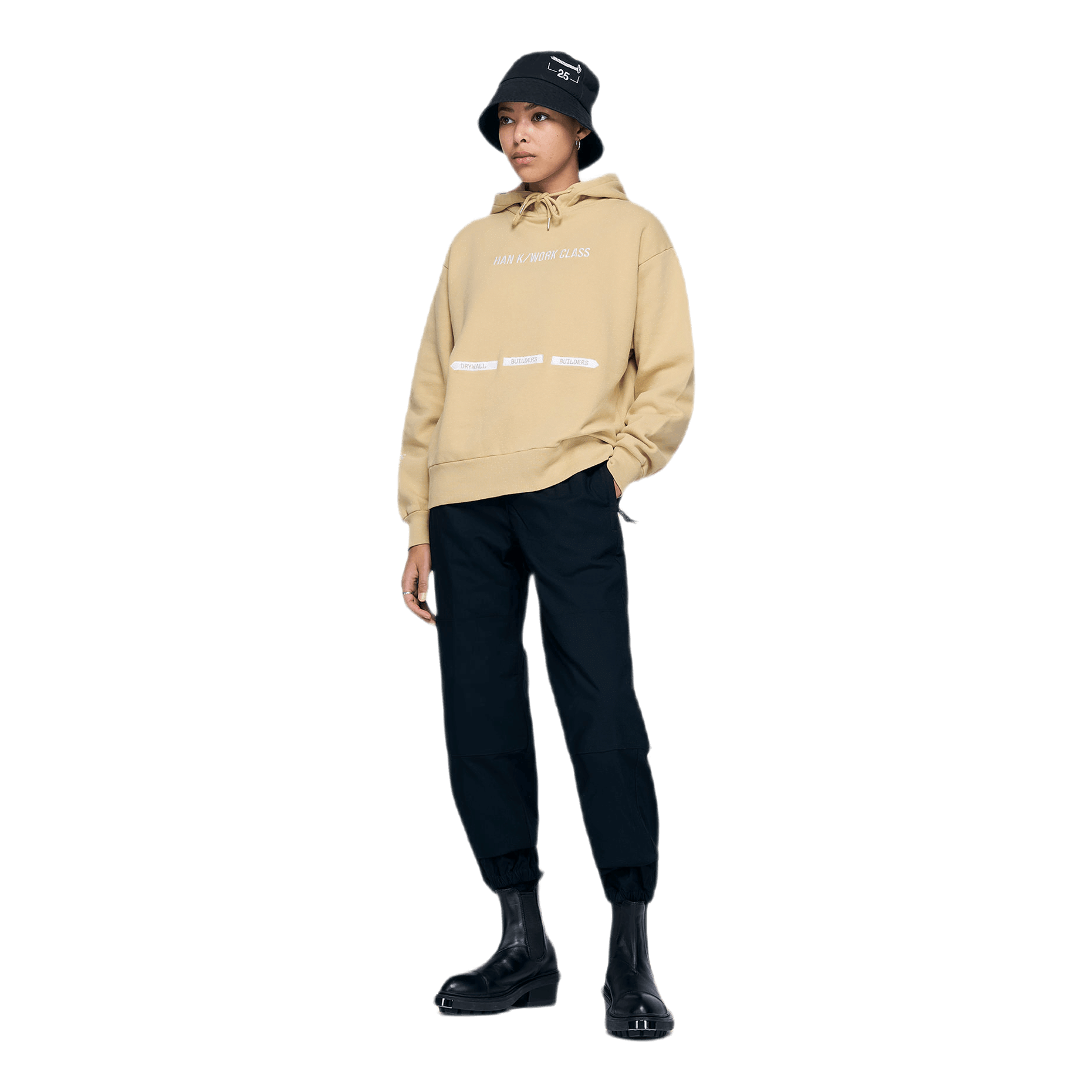 Han Kjobenhavn Bulky Hoodie Khaki