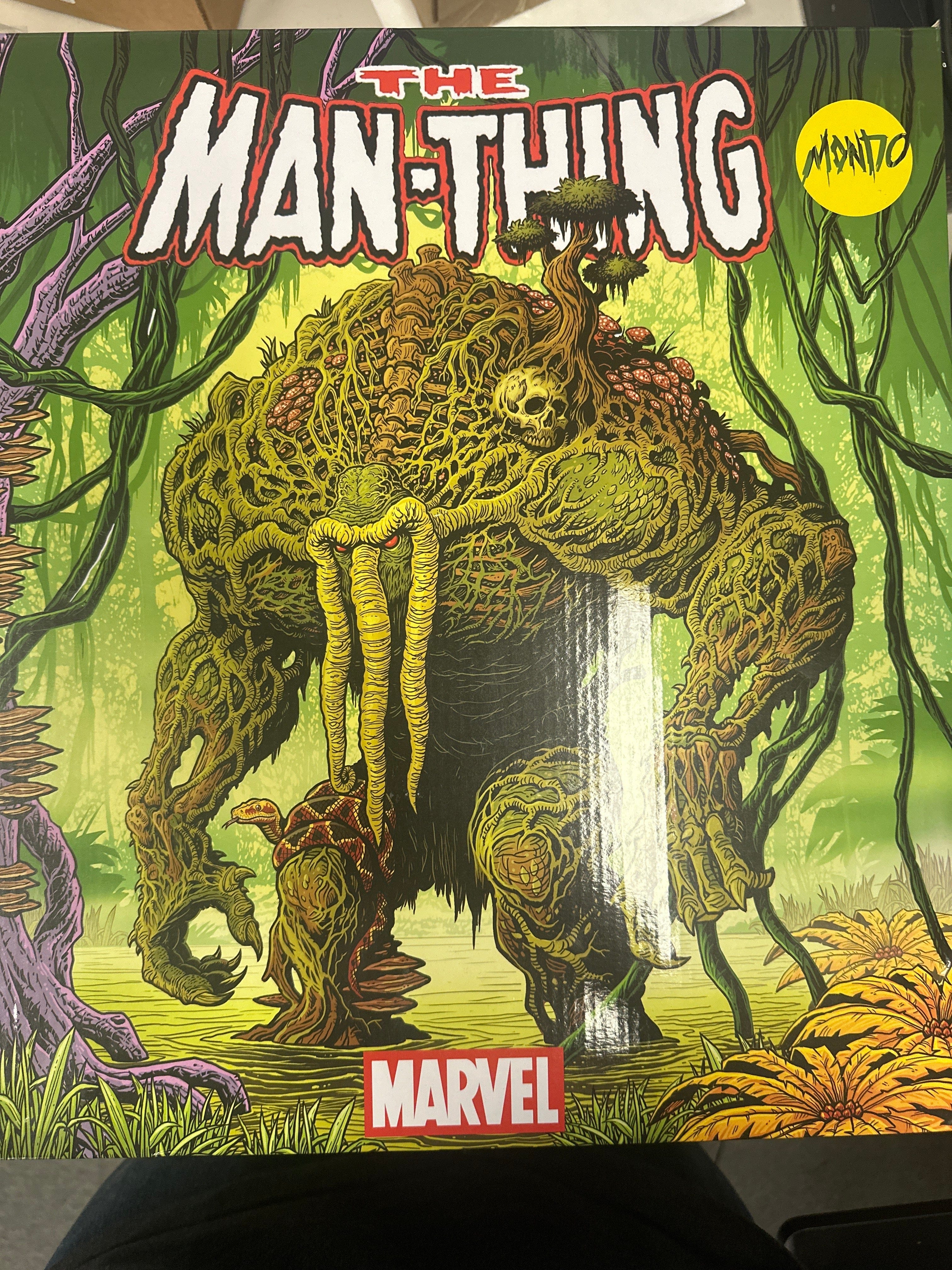 Sideshow **Open Box**Mondo The Man - Thing (Psychedelic Variant) 12" Soft Vinyl Figure