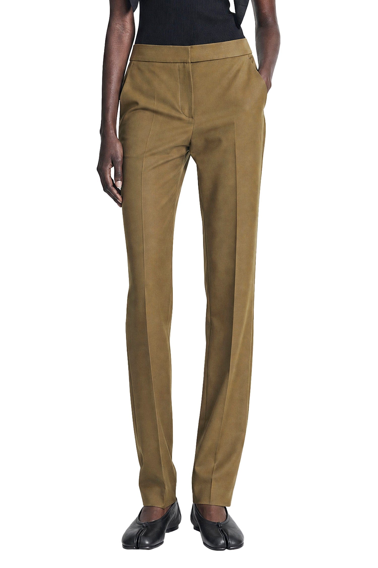 MAX MARA Stretch Cotton Trousers