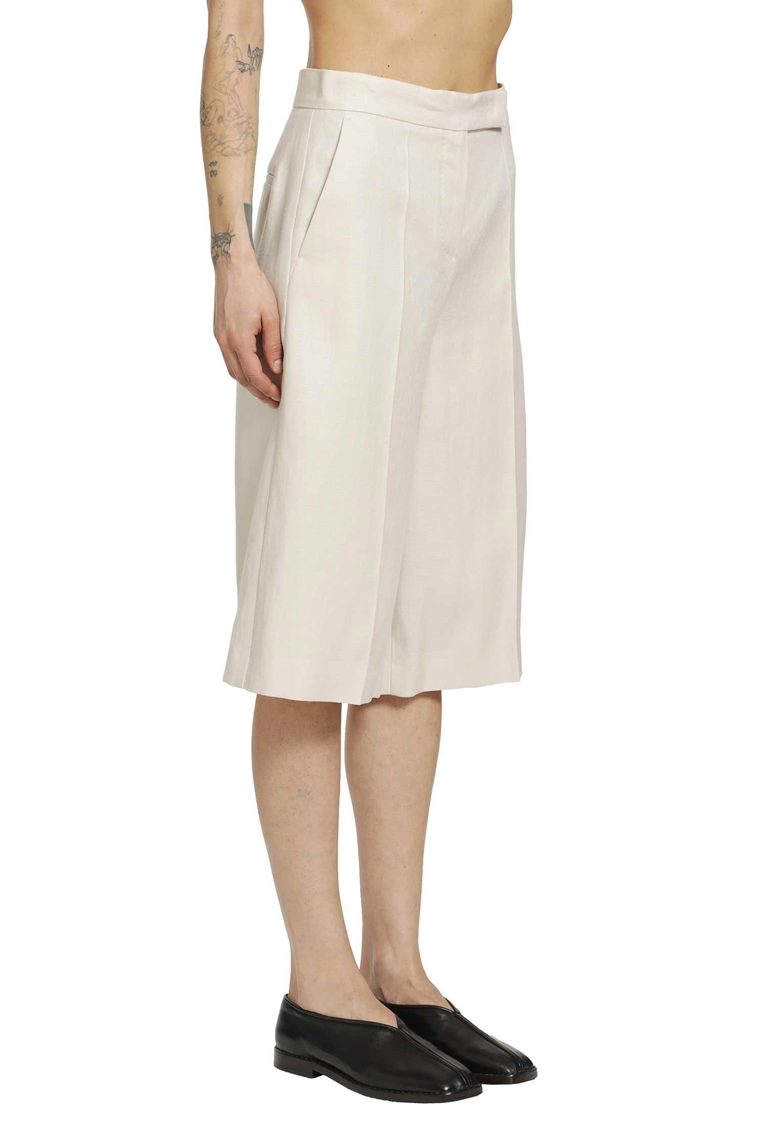 MAX MARA Linen Bermuda Shorts