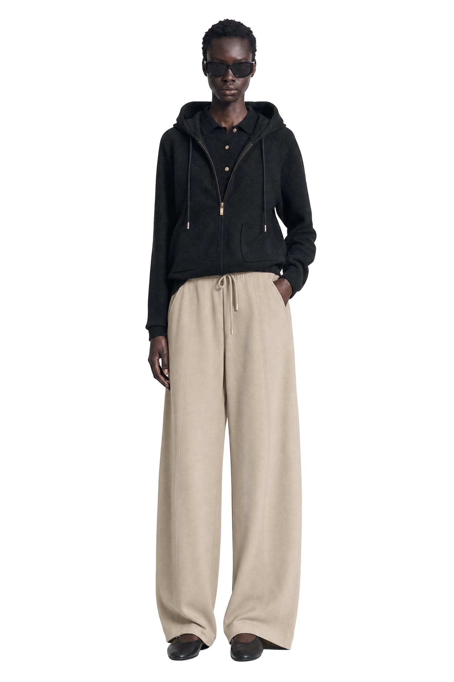 MAX MARA Technical Jersey Barrel leg Trousers