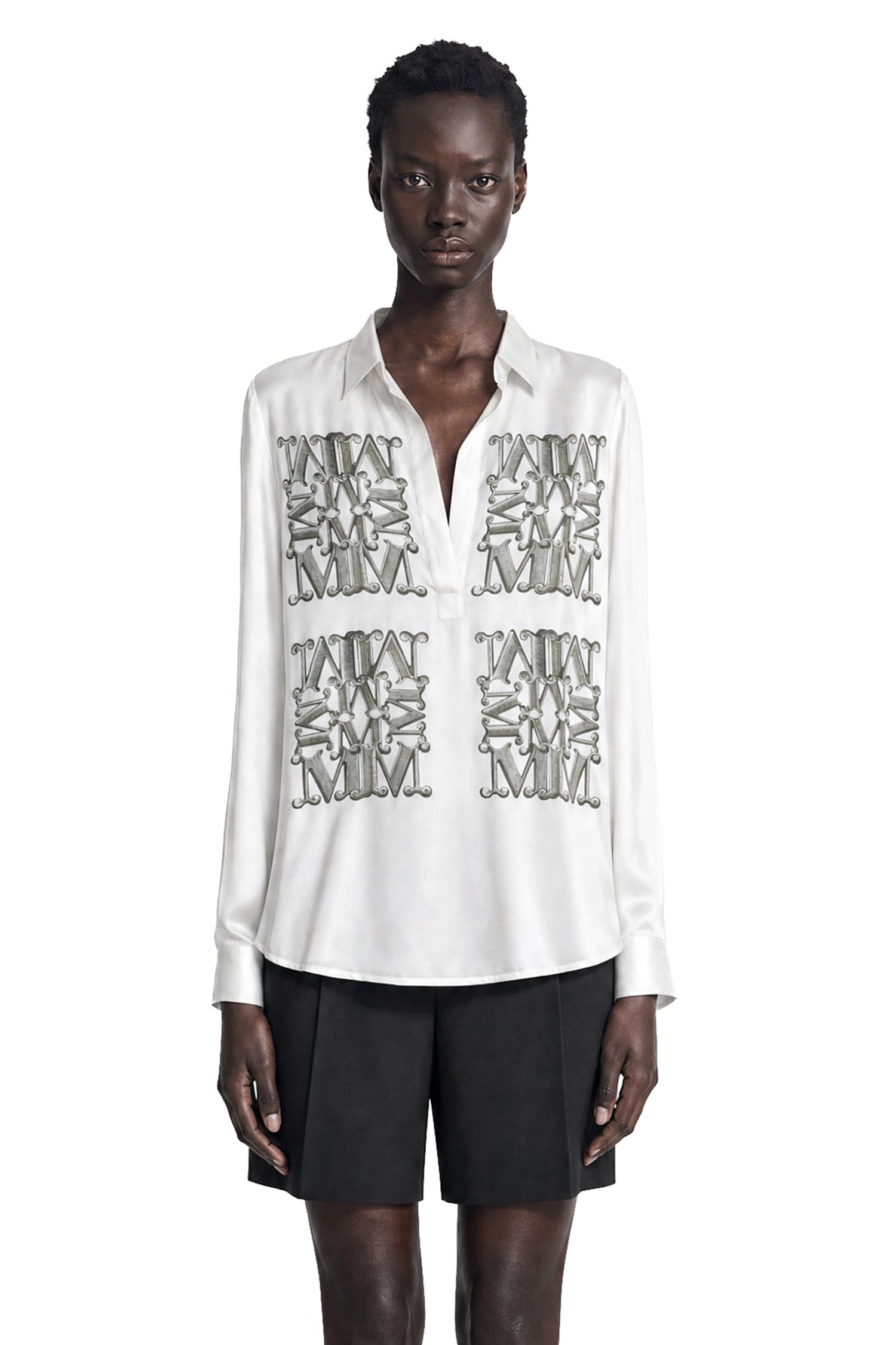 MAX MARA Marabesque Print Silk Shirt