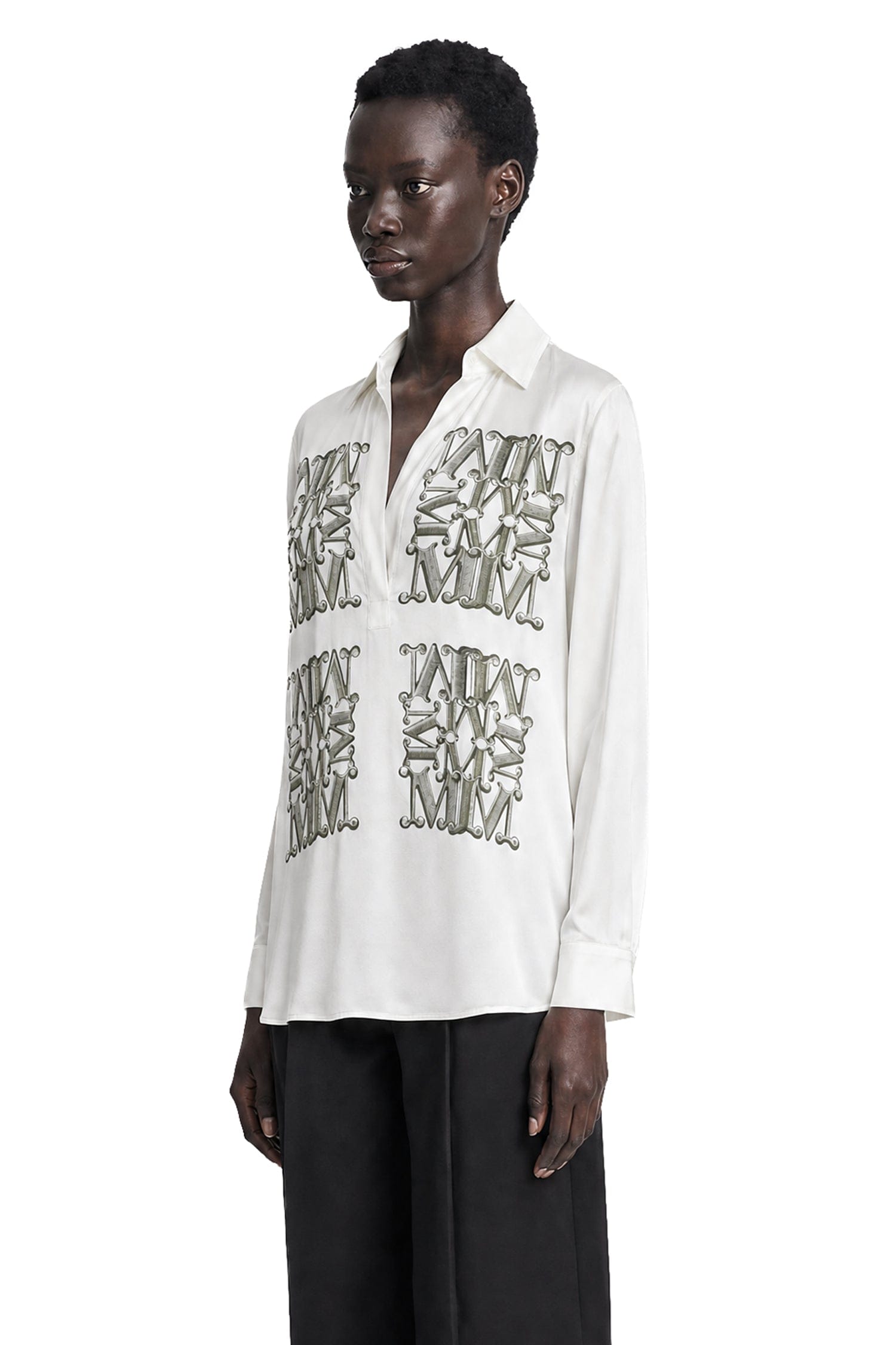 MAX MARA Marabesque Print Silk Shirt