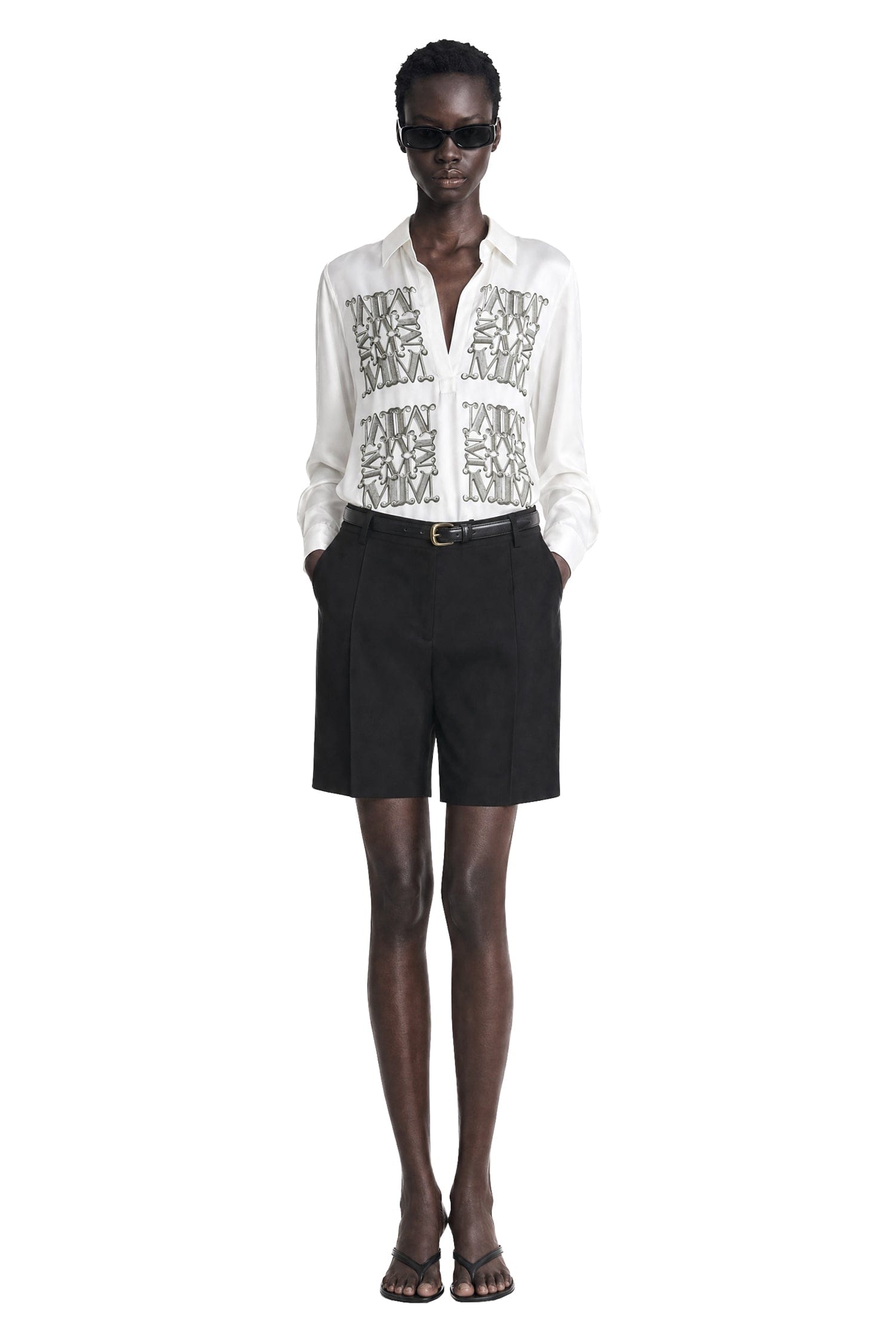 MAX MARA Marabesque Print Silk Shirt