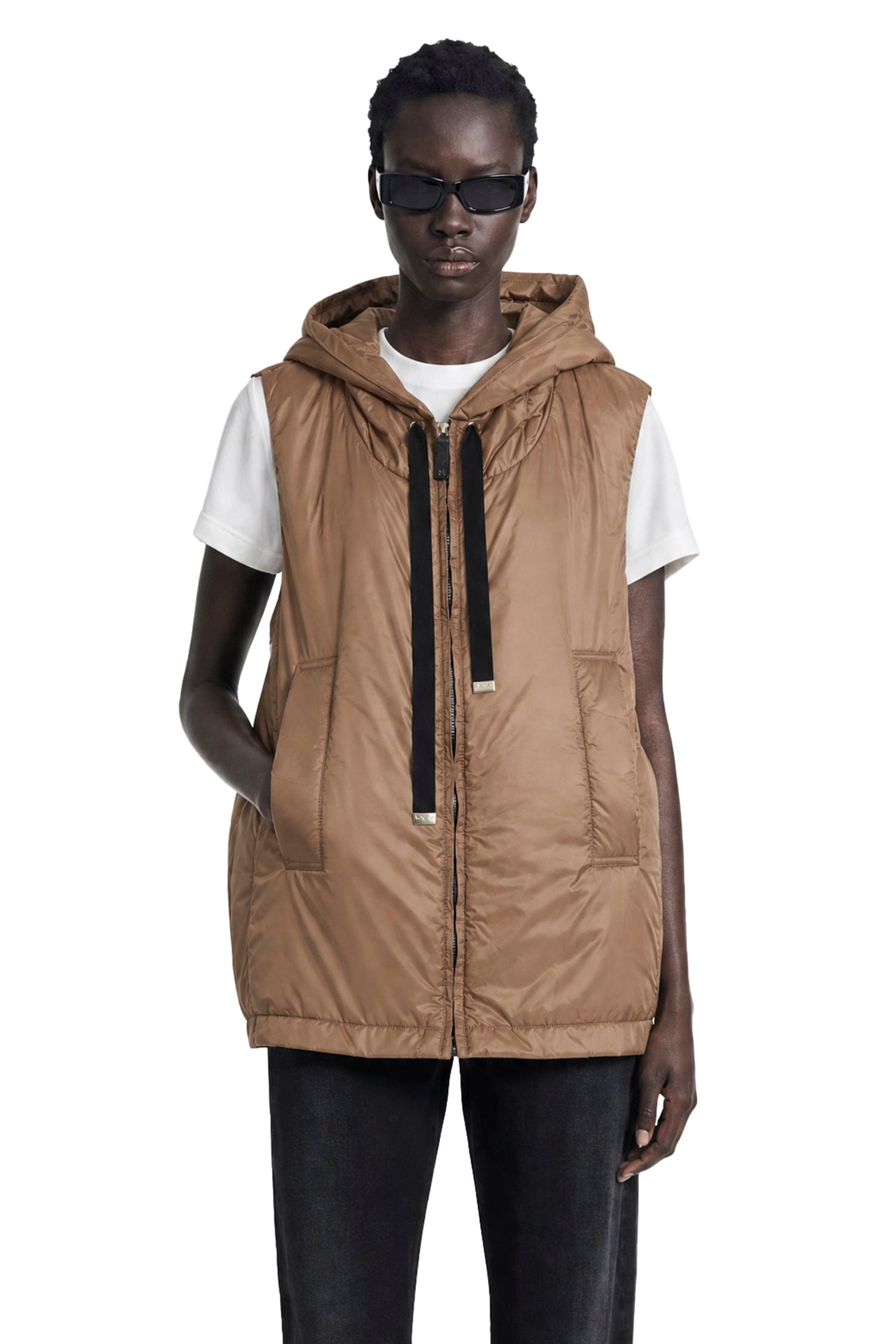 MAX MARA Padded Water - Repellent Hooded Gilet