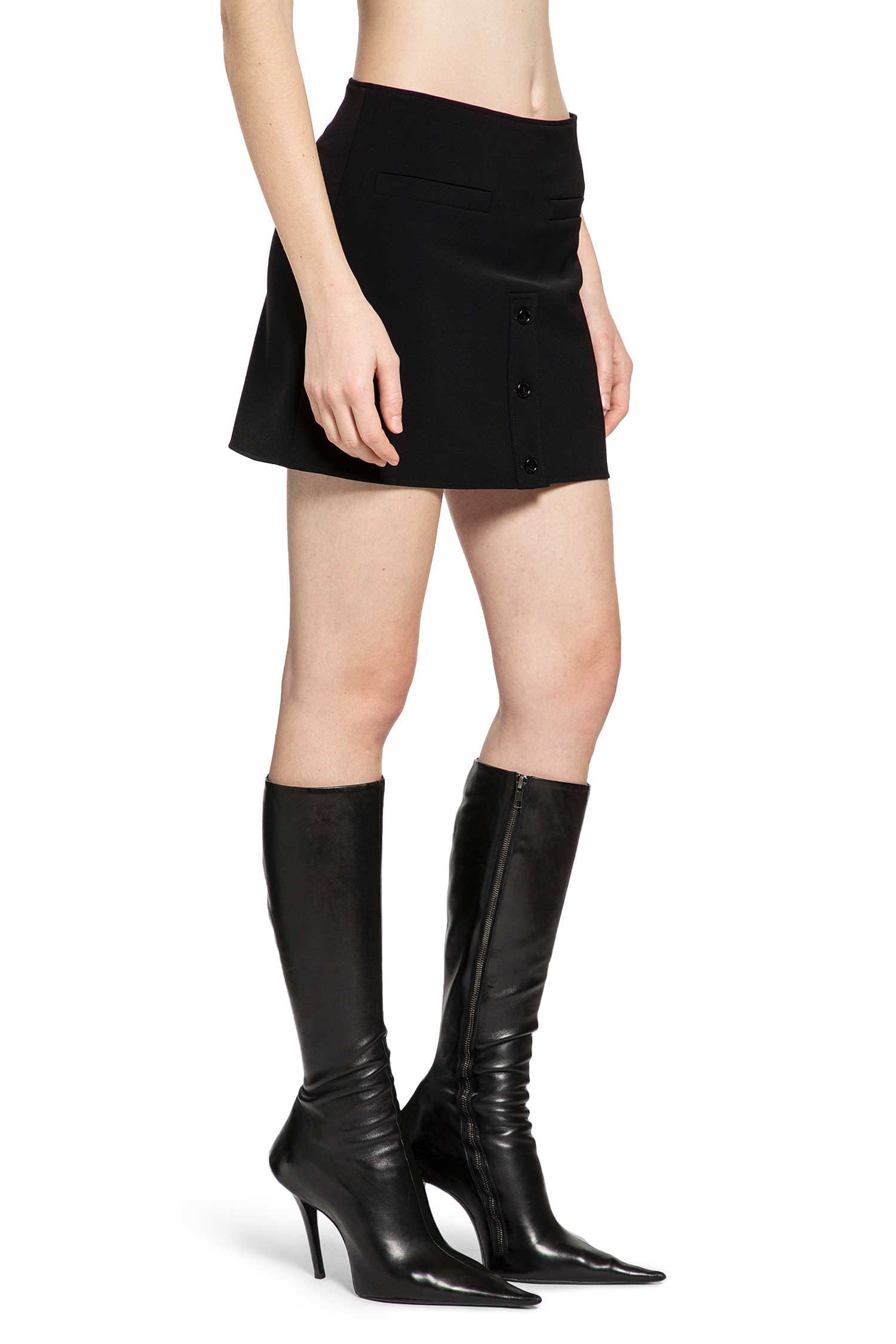 Courrèges Buttoned Mini Skirt