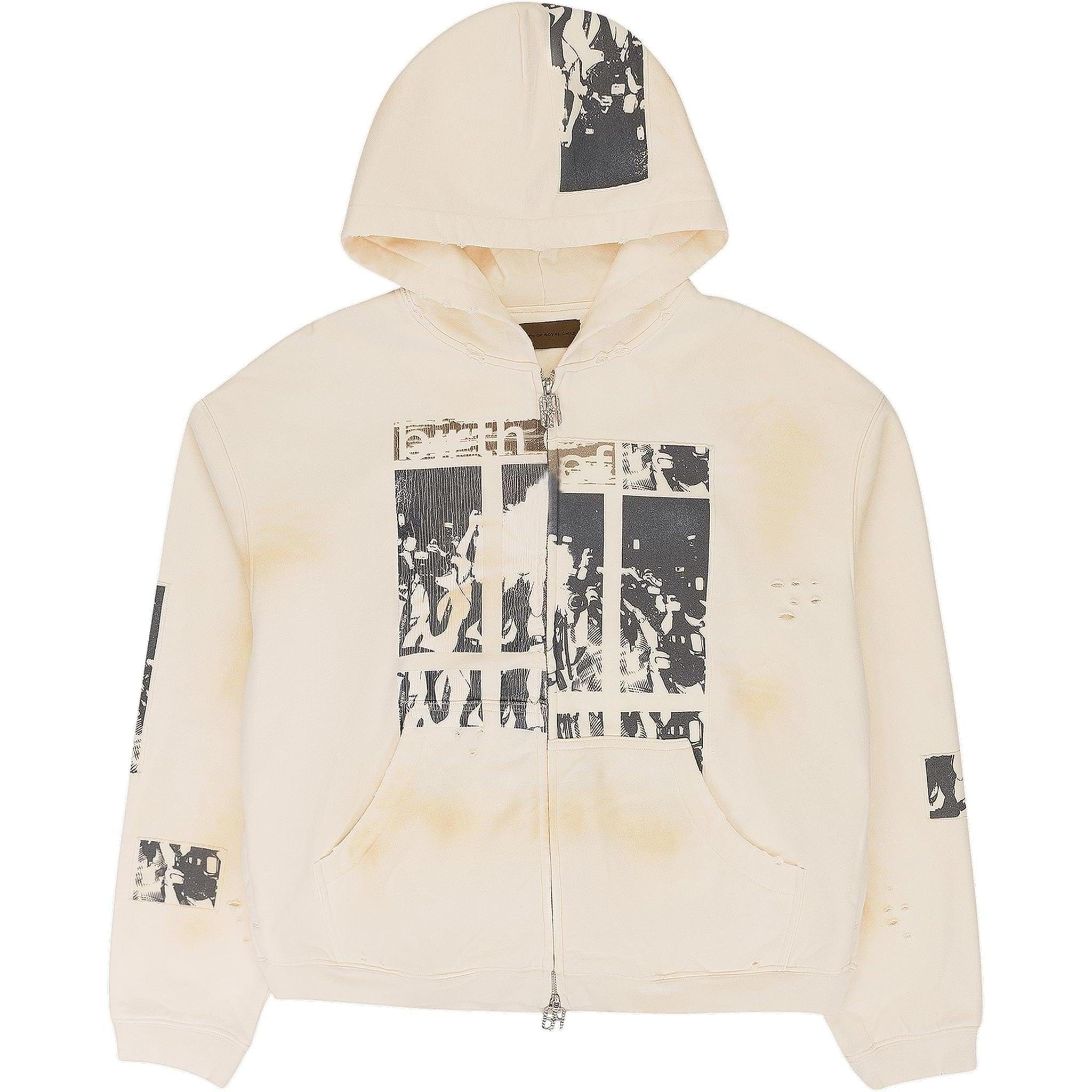Birth Of Royal Child Flashlight Hoodie White