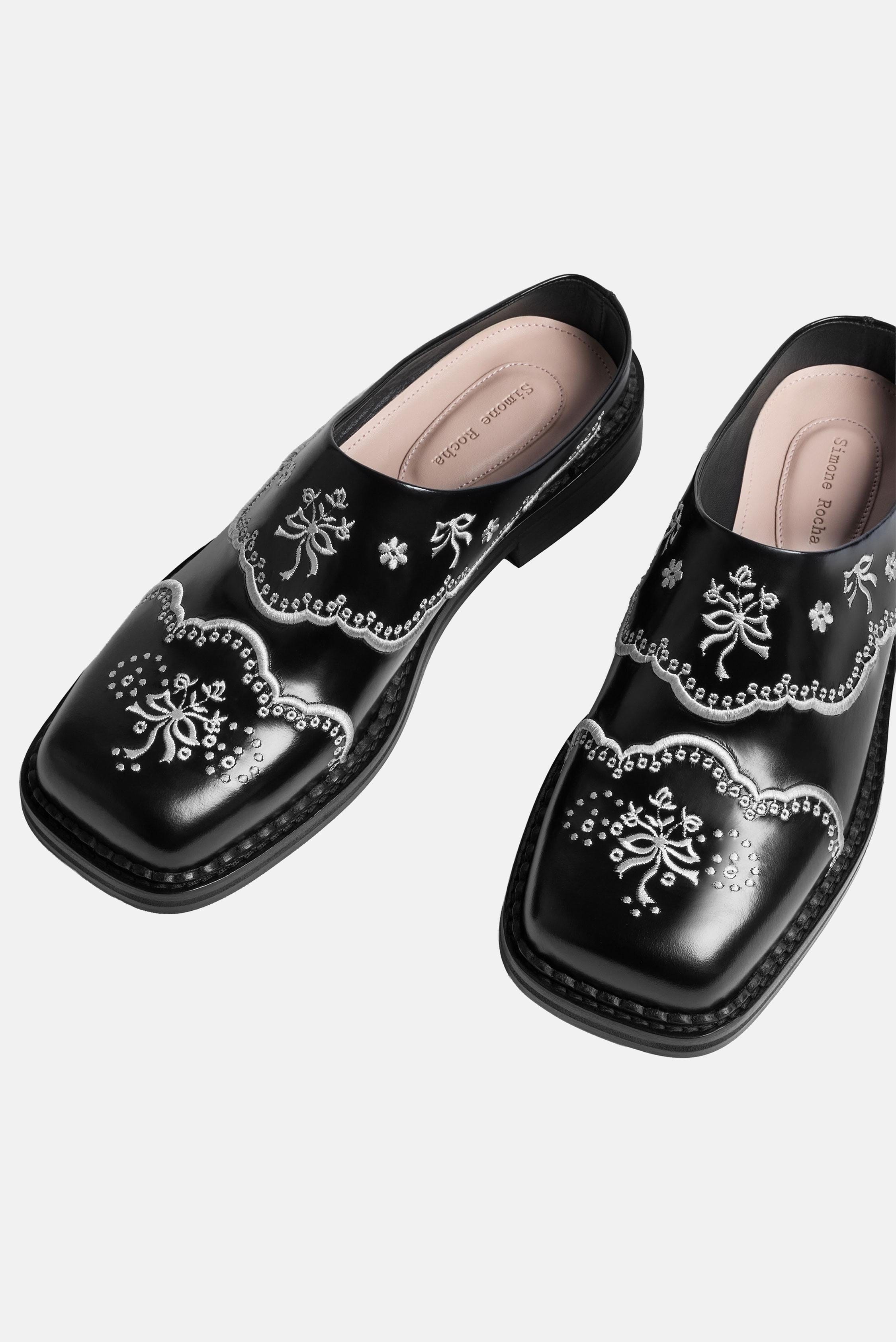 Simone Rocha MULE CON MOTIVI IN PIZZO