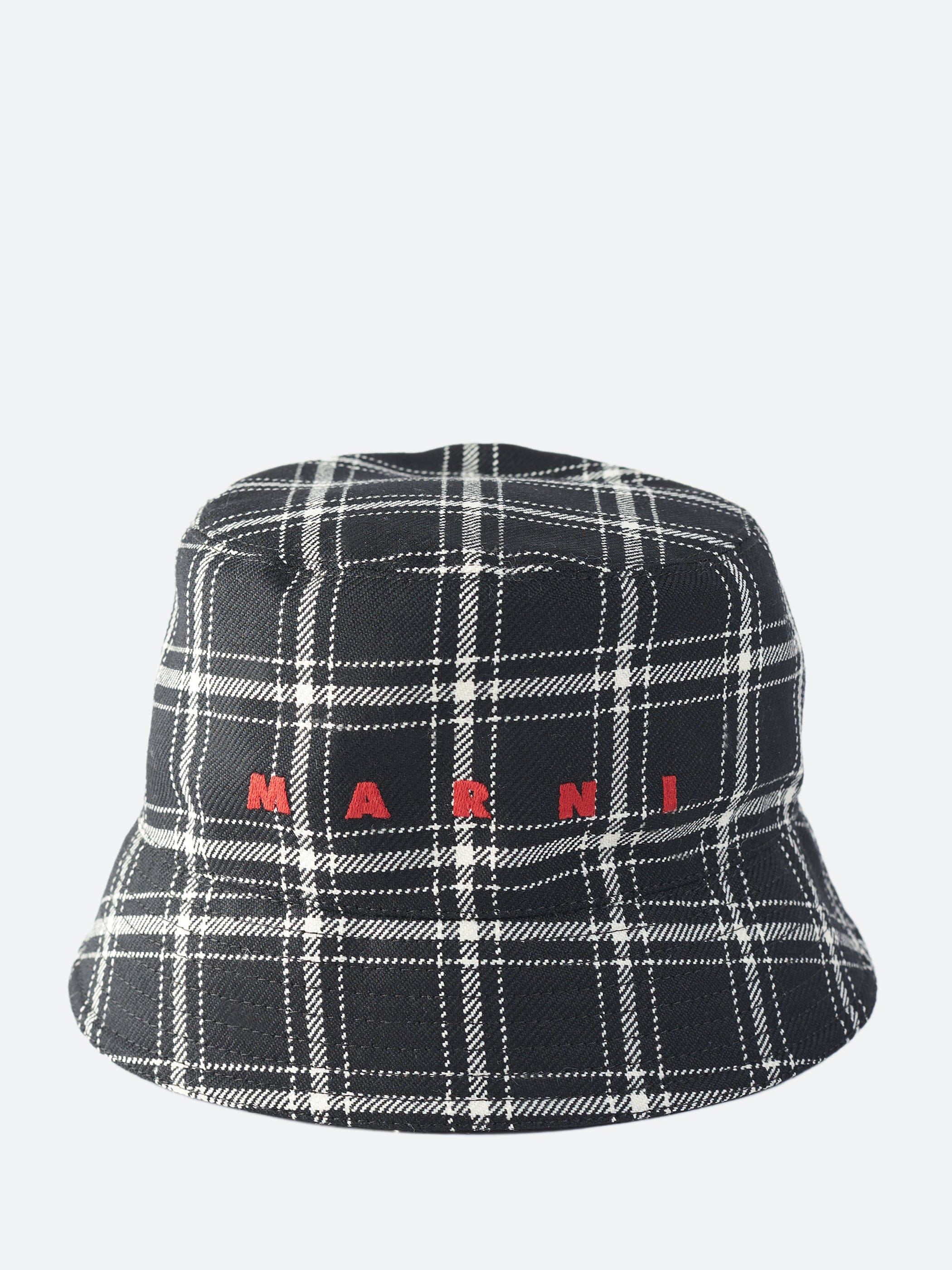 Marni Check Flannel Bucket Hat