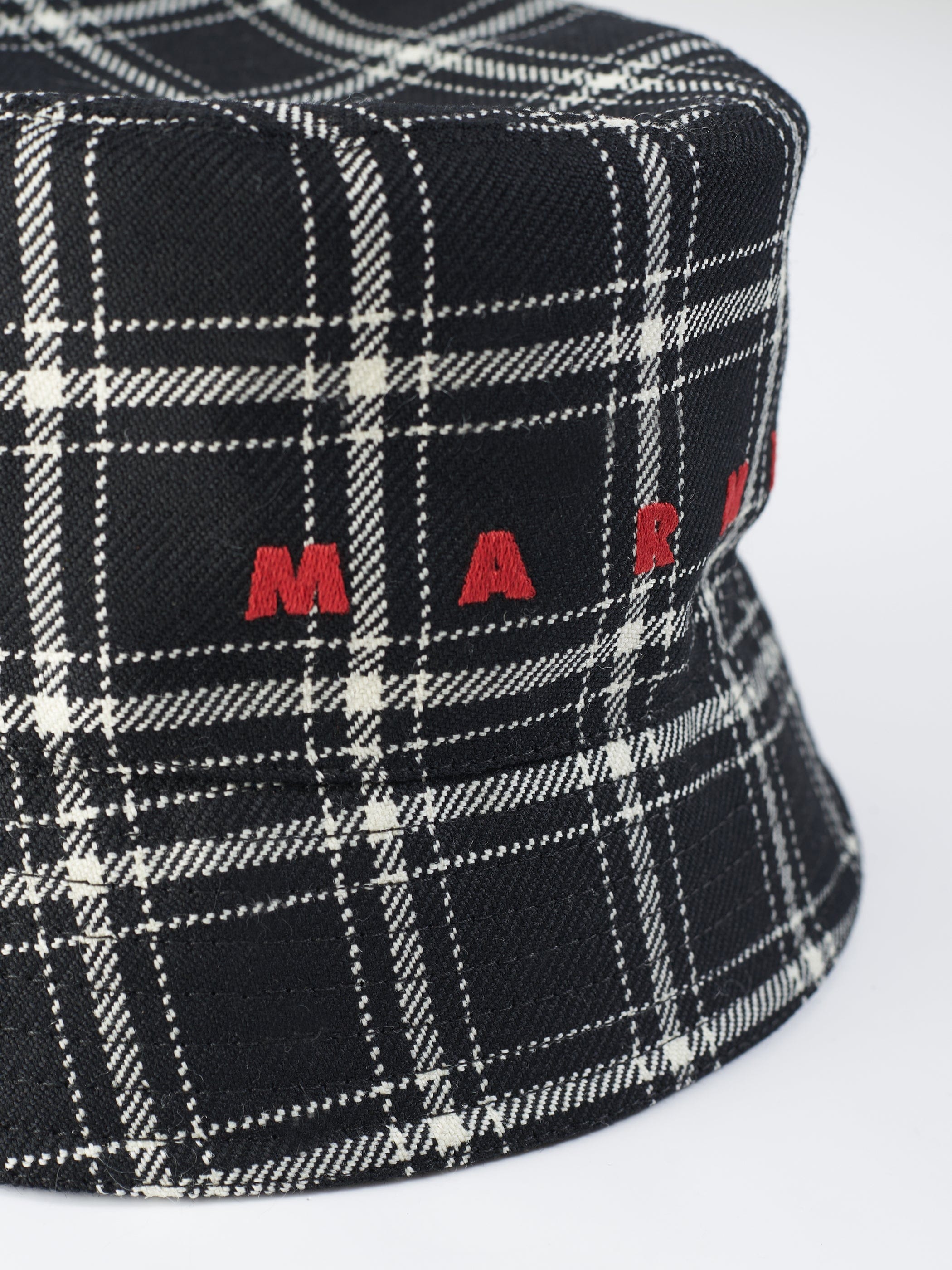 Marni Check Flannel Bucket Hat