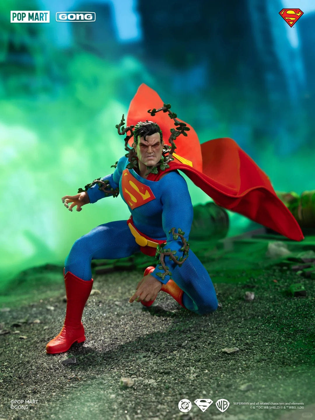 Popmart Gong Studio 1/12 DC Hush Superman Action Figure