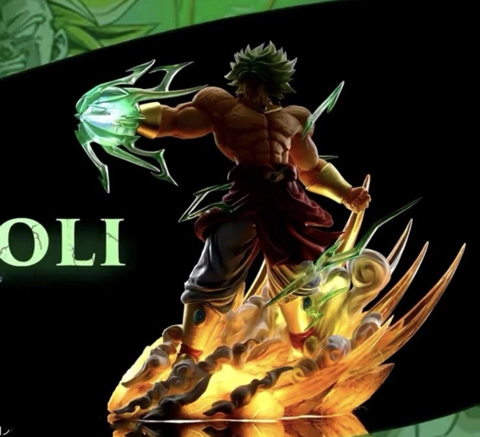 My Store Dragon Ball Z Broly vs Goku Figure – 8" Collectible Anime Battle Statue with Box