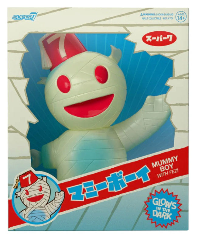 Super7 Vinyl Figure - Mummy Boy (Glow w/Fez)