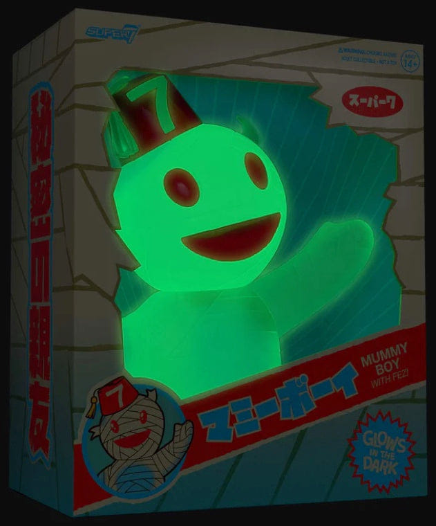 Super7 Vinyl Figure - Mummy Boy (Glow w/Fez)
