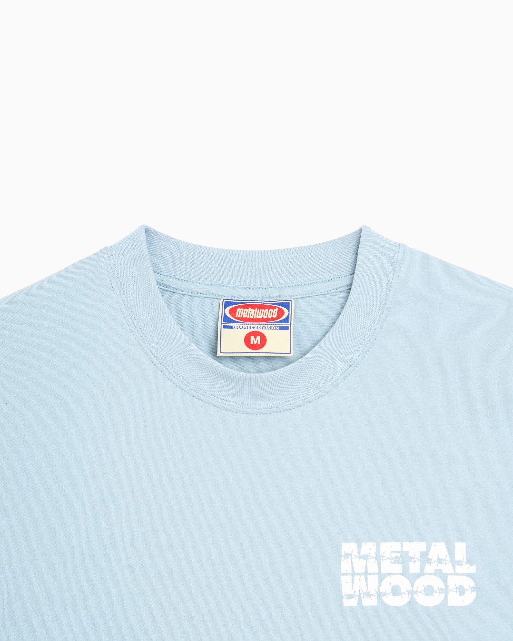 Metalwood Camiseta con gráfico Metalwood Free para hombre