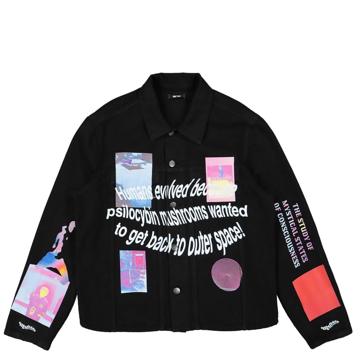 Msftsrep Printed Denim Jacket