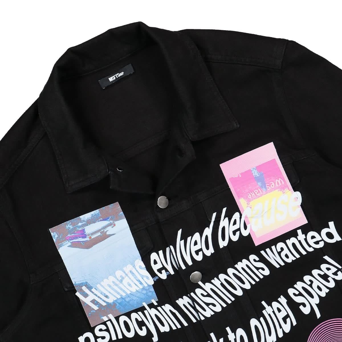 Msftsrep Printed Denim Jacket