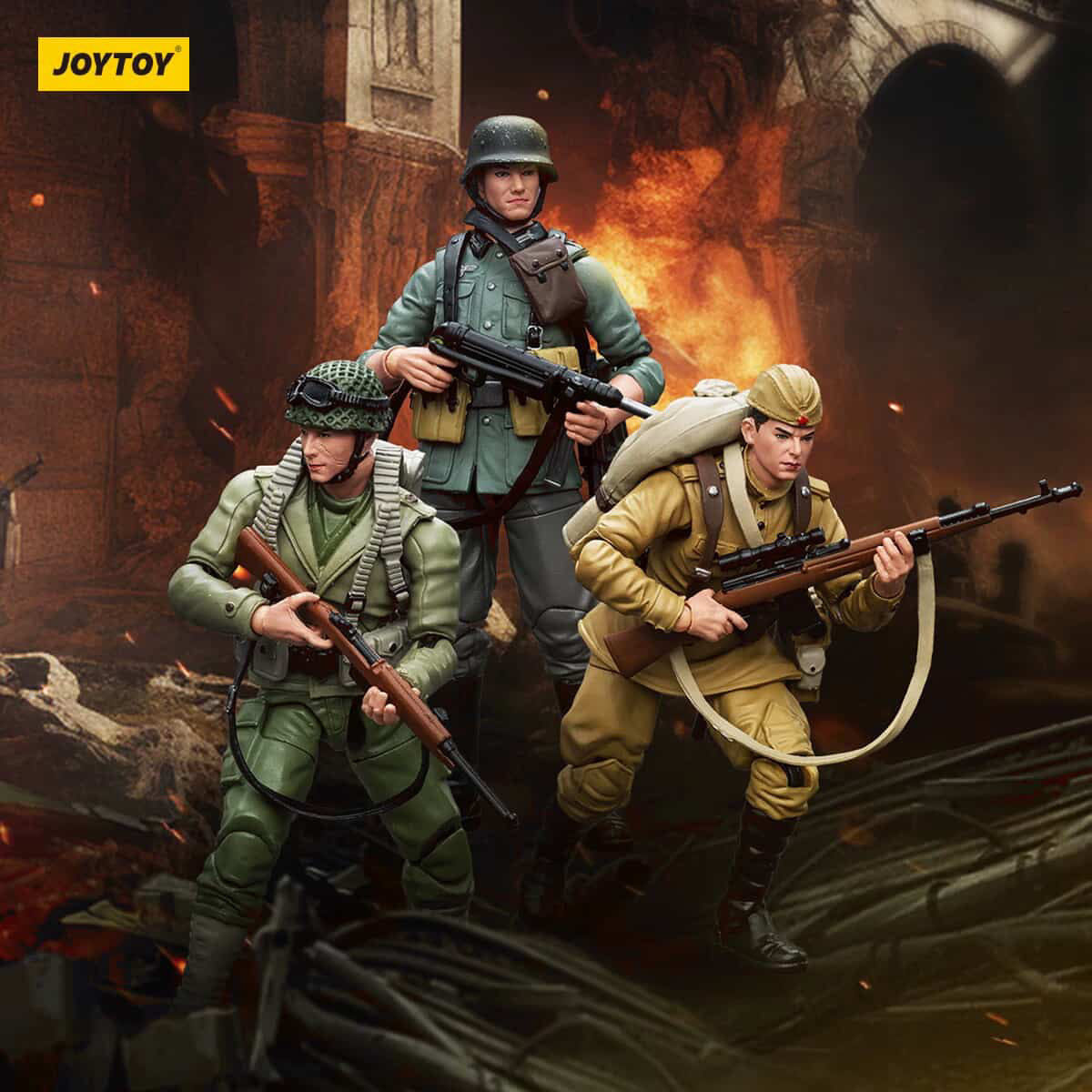 Joytoy 1:18 Soldier Action Figure (Pack of 3)