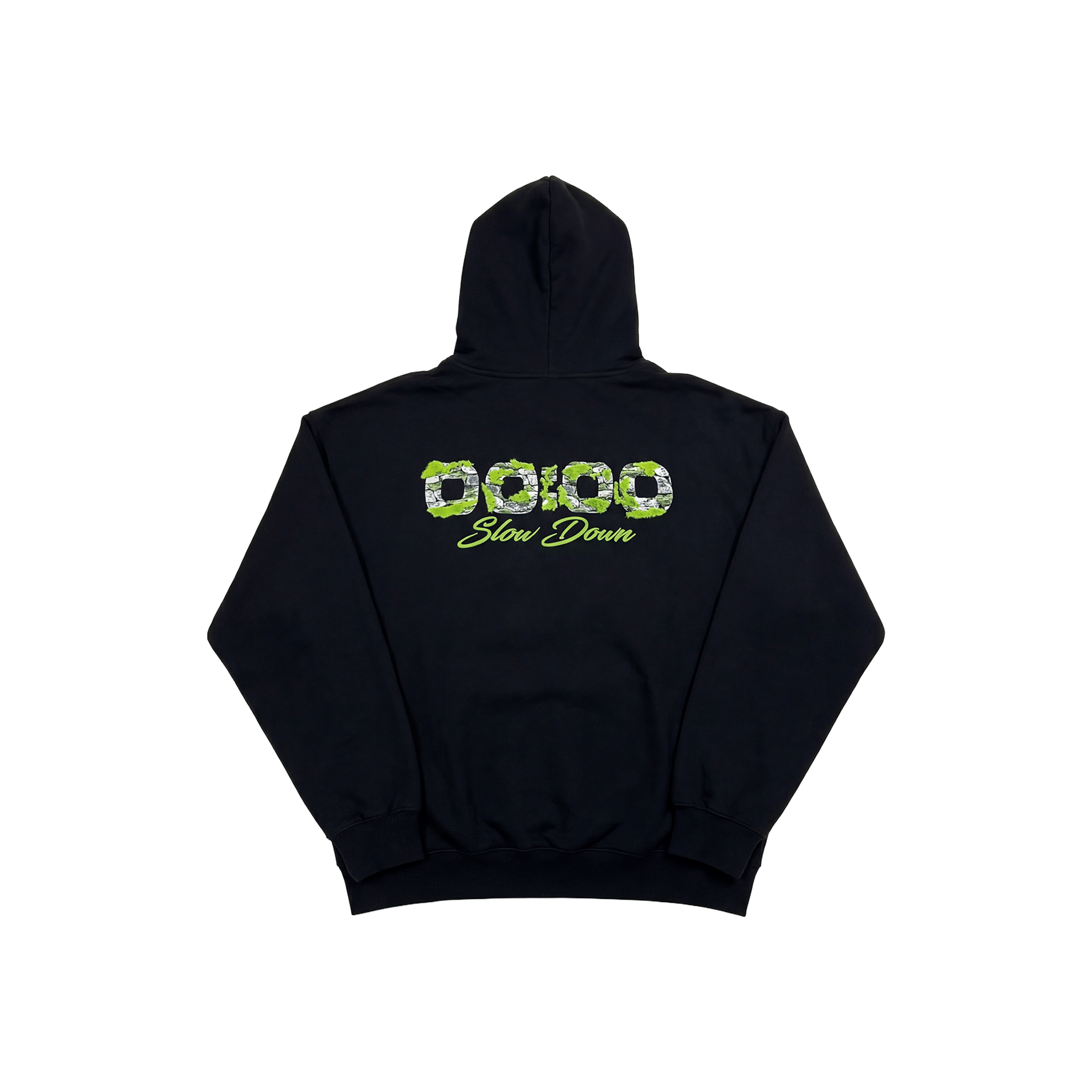 Slowdown Light Moss Hoodie Black (SS26) - Signature Edition