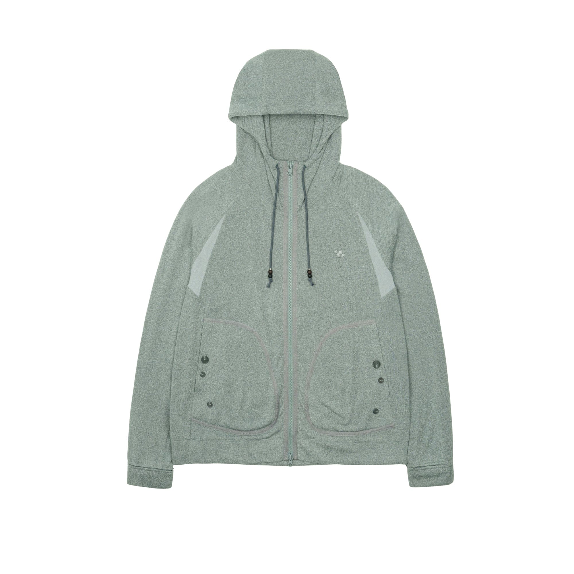 San San Gear Mens Kapas Knit Zip Up Hoodie