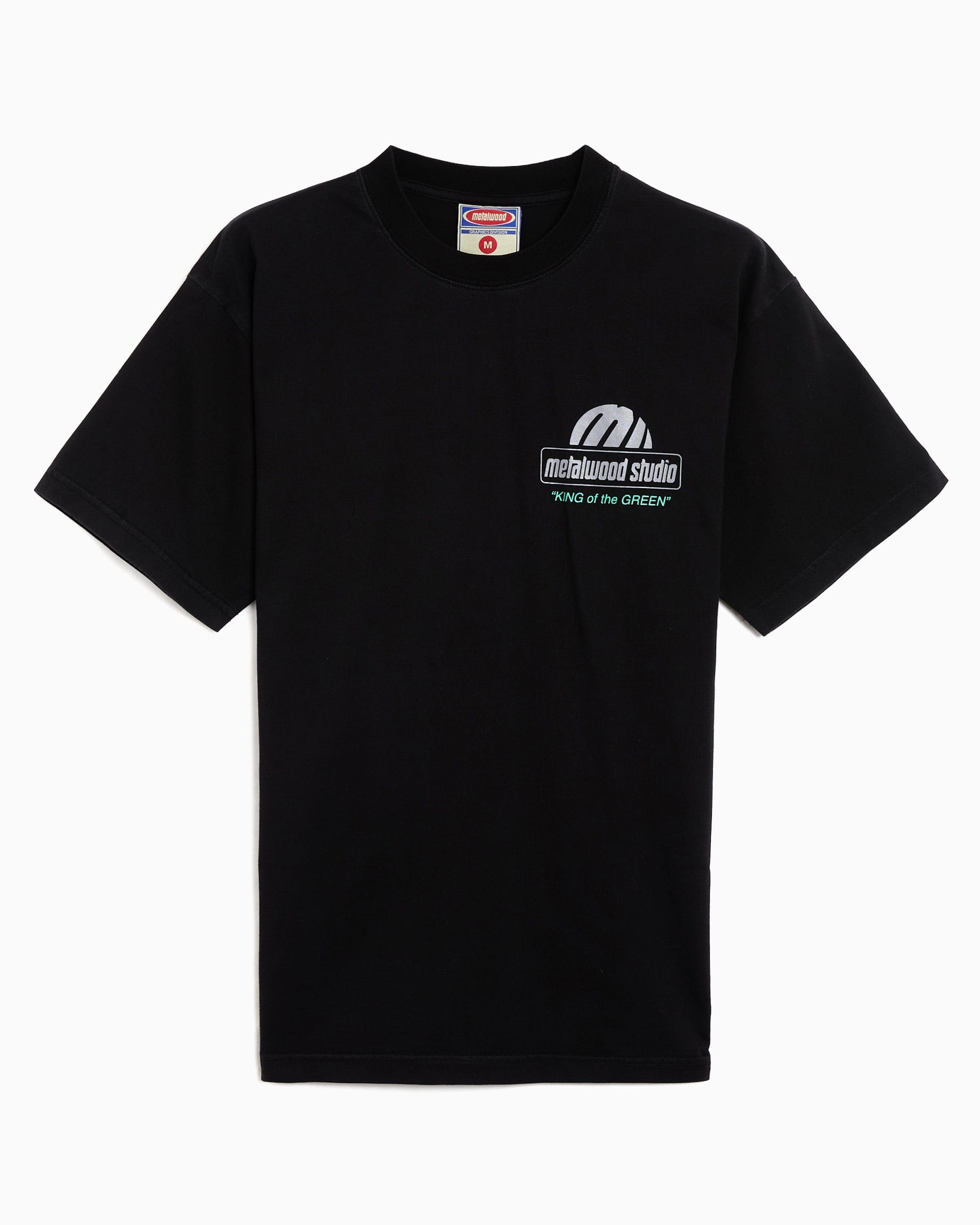 Metalwood Camiseta con gráfico Metalwood King of the Greens para hombre