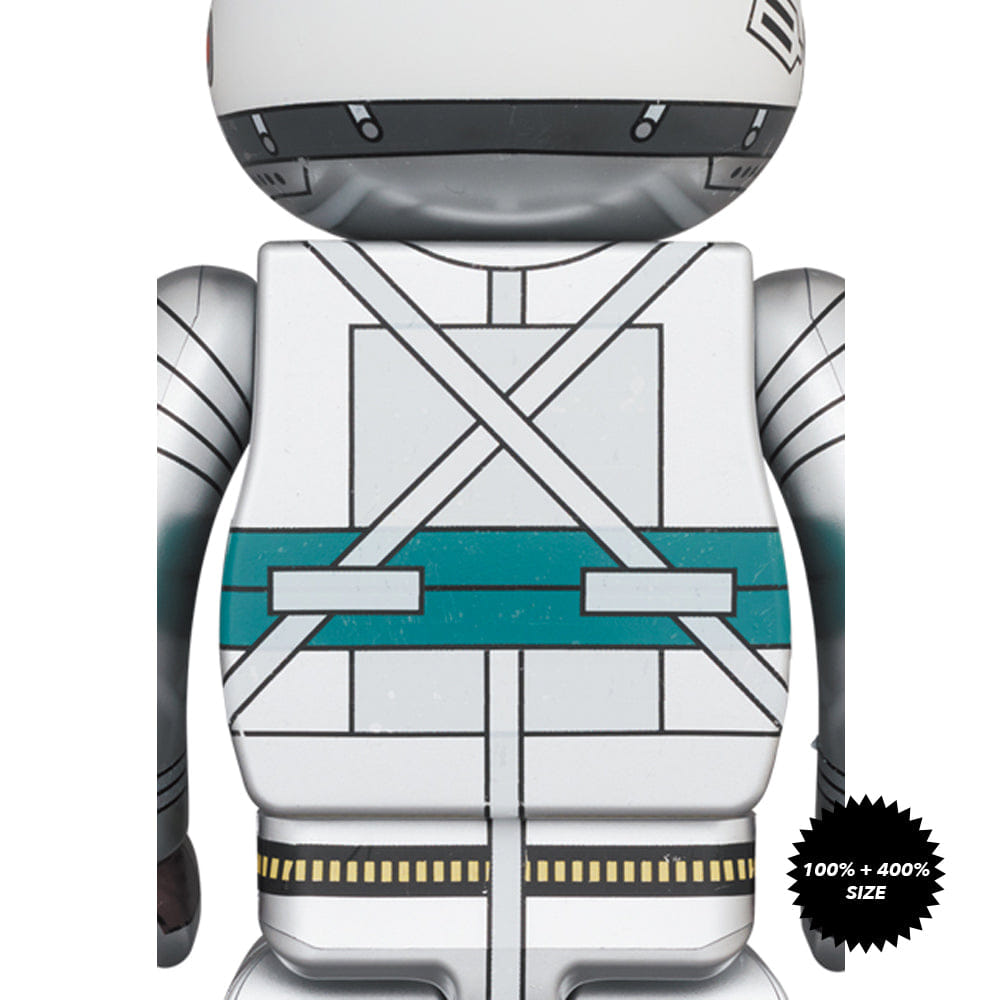 Dopecrate Project Mercury Astronaut 100% + 400% Bearbrick Set by Medicom Toy