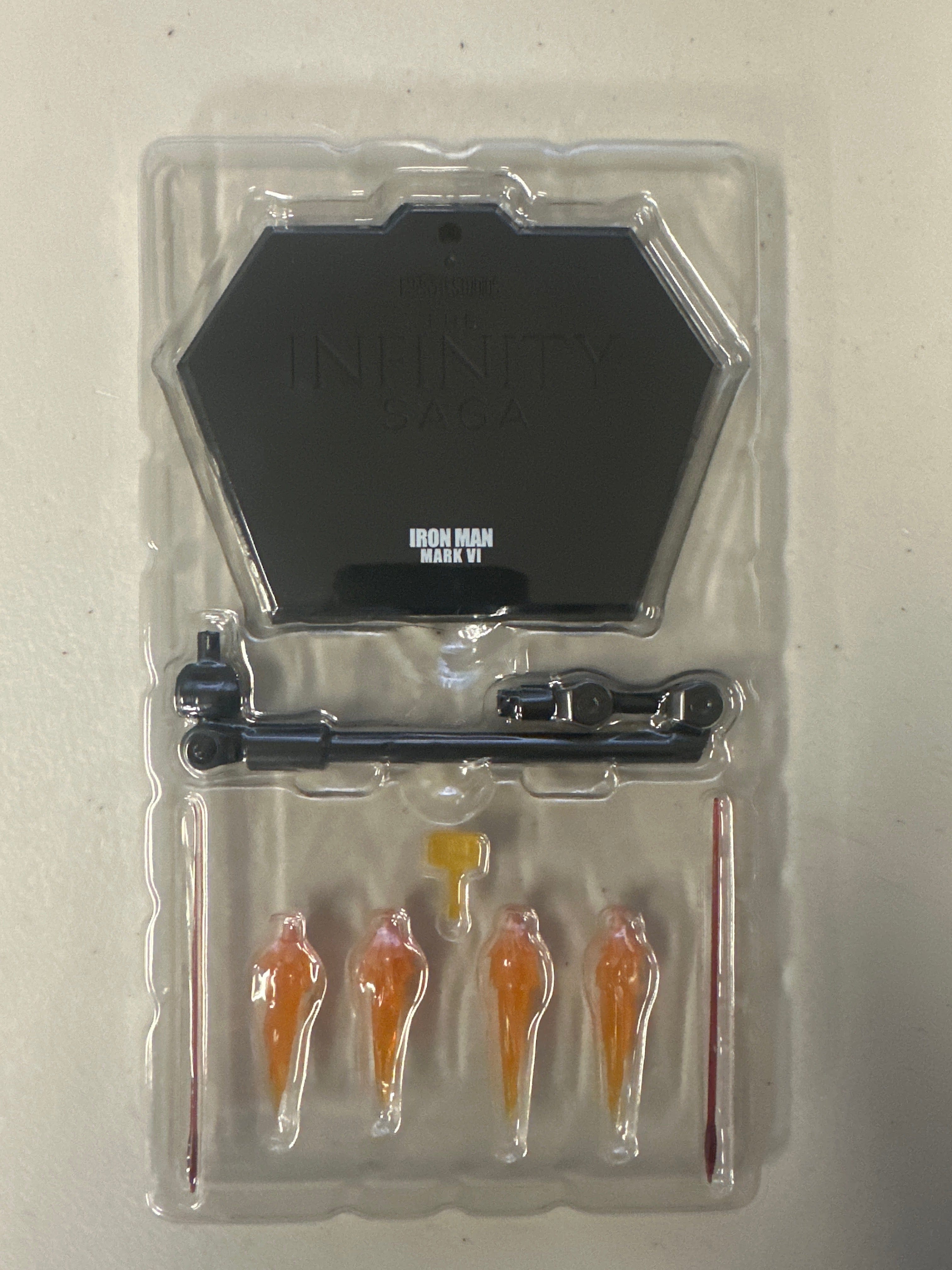 Threezero **Open Box**Threezero Marvel Studios: Iron Man 2 Mark 6 (Battle Damaged) DLX Action Figure