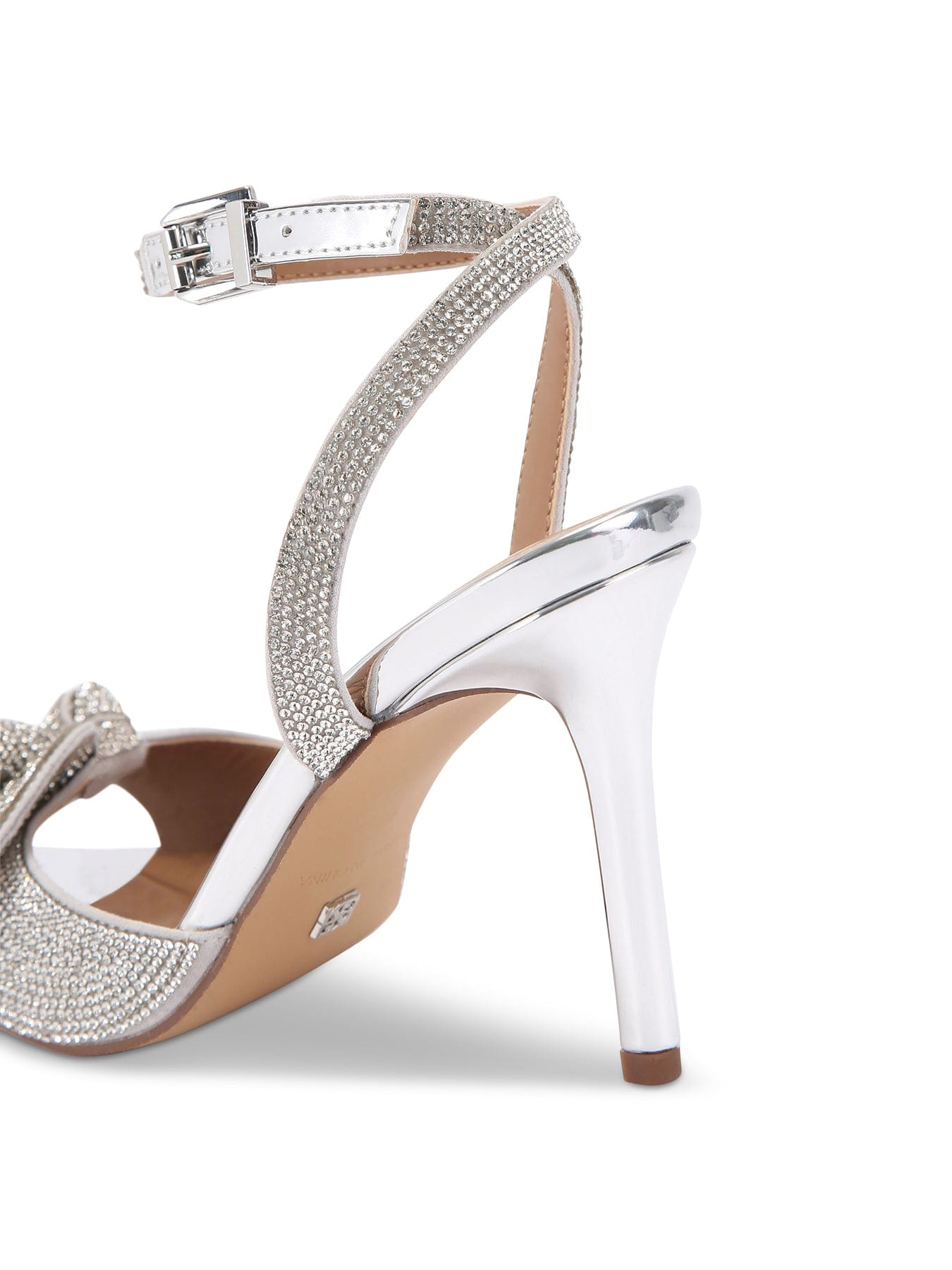 KG KURT Geiger Allegra Metallic High - Heel Shoes Silver