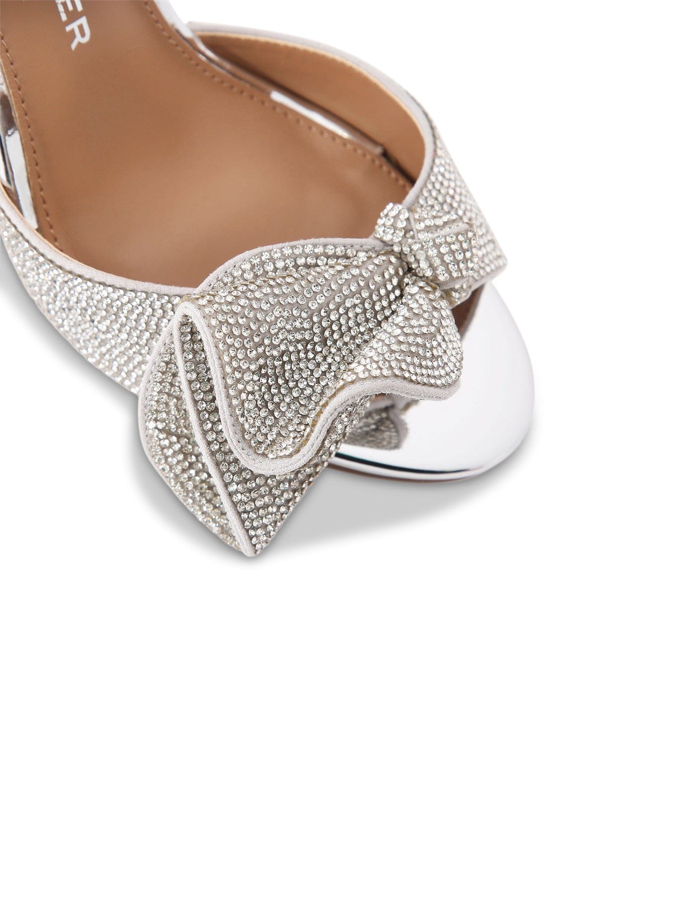 KG KURT Geiger Allegra Metallic High - Heel Shoes Silver