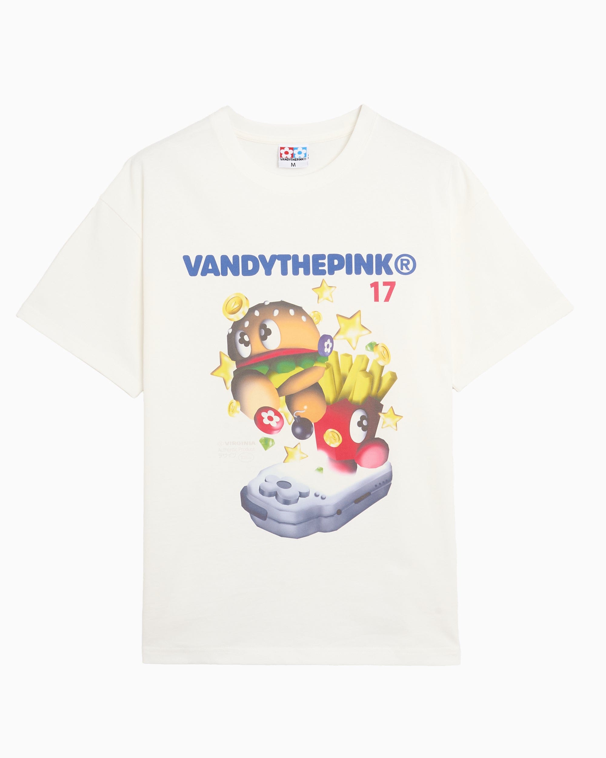 Vandythepink Camiseta con gráfico Relaxed VANDYTHEPINK Pixel Character para hombre