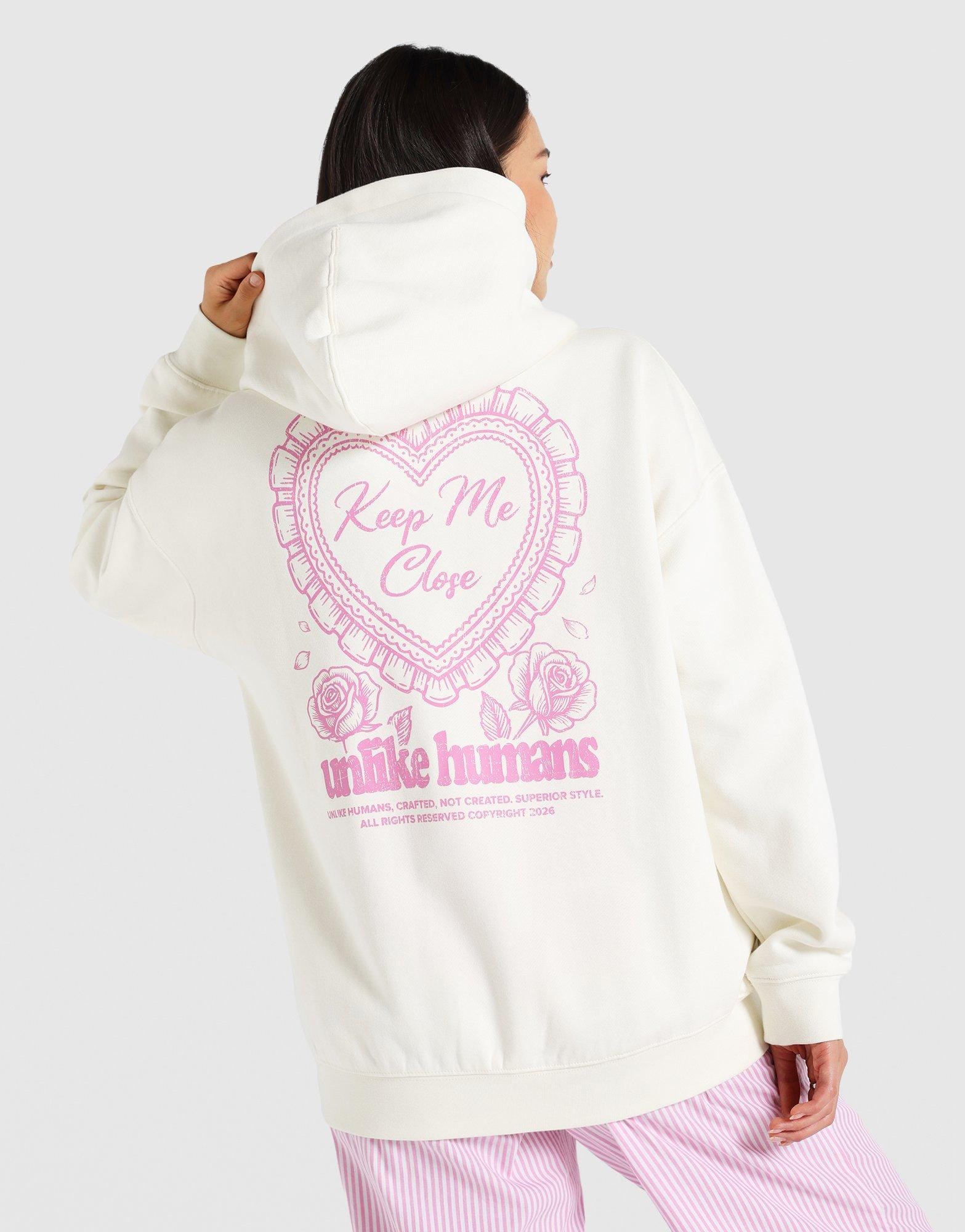 Unlike Humans Close Full - Zip Hoodie
