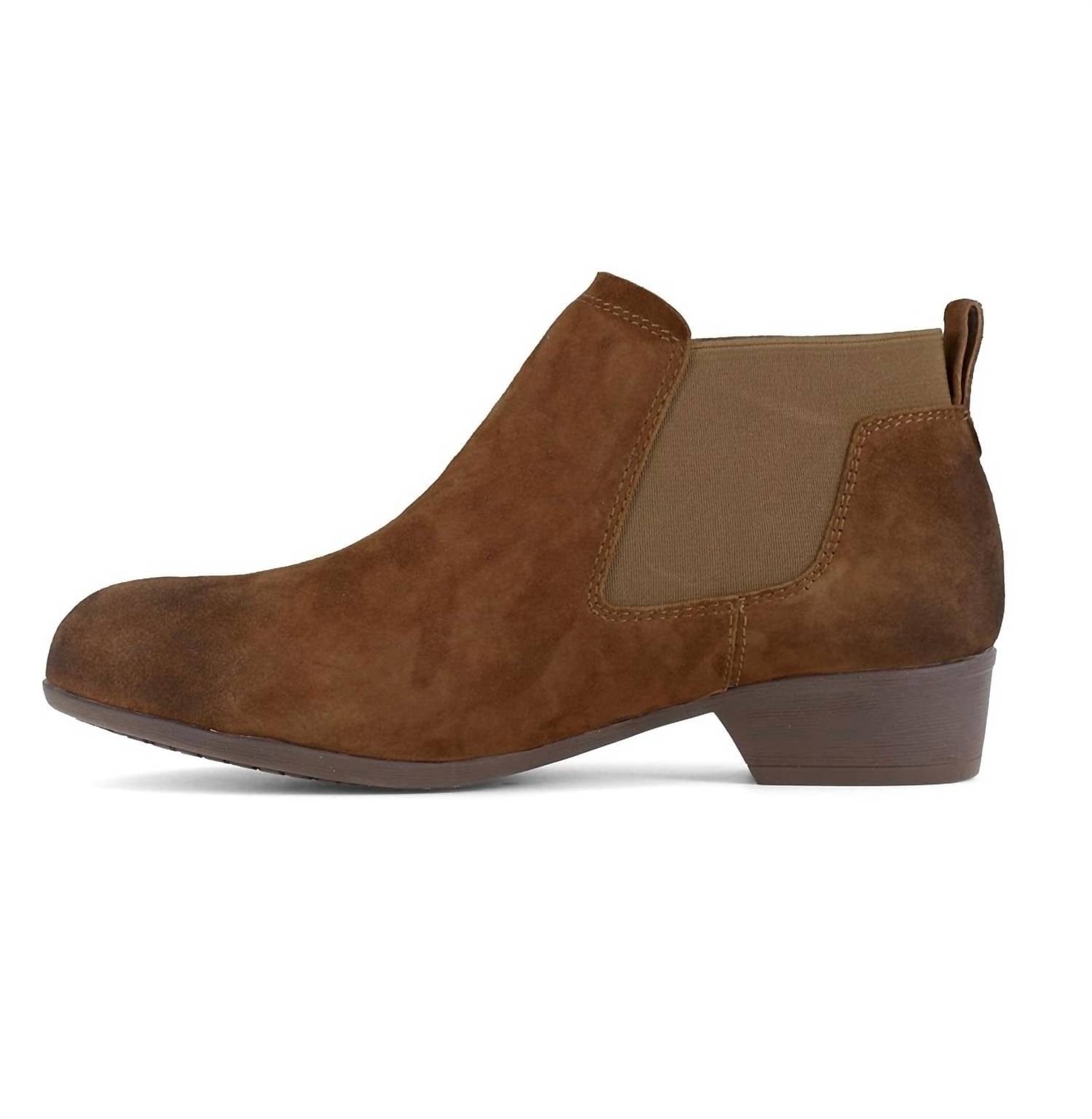 SLIP Women's Junction View Steel Safety Toe Slip On Boot In Brown
