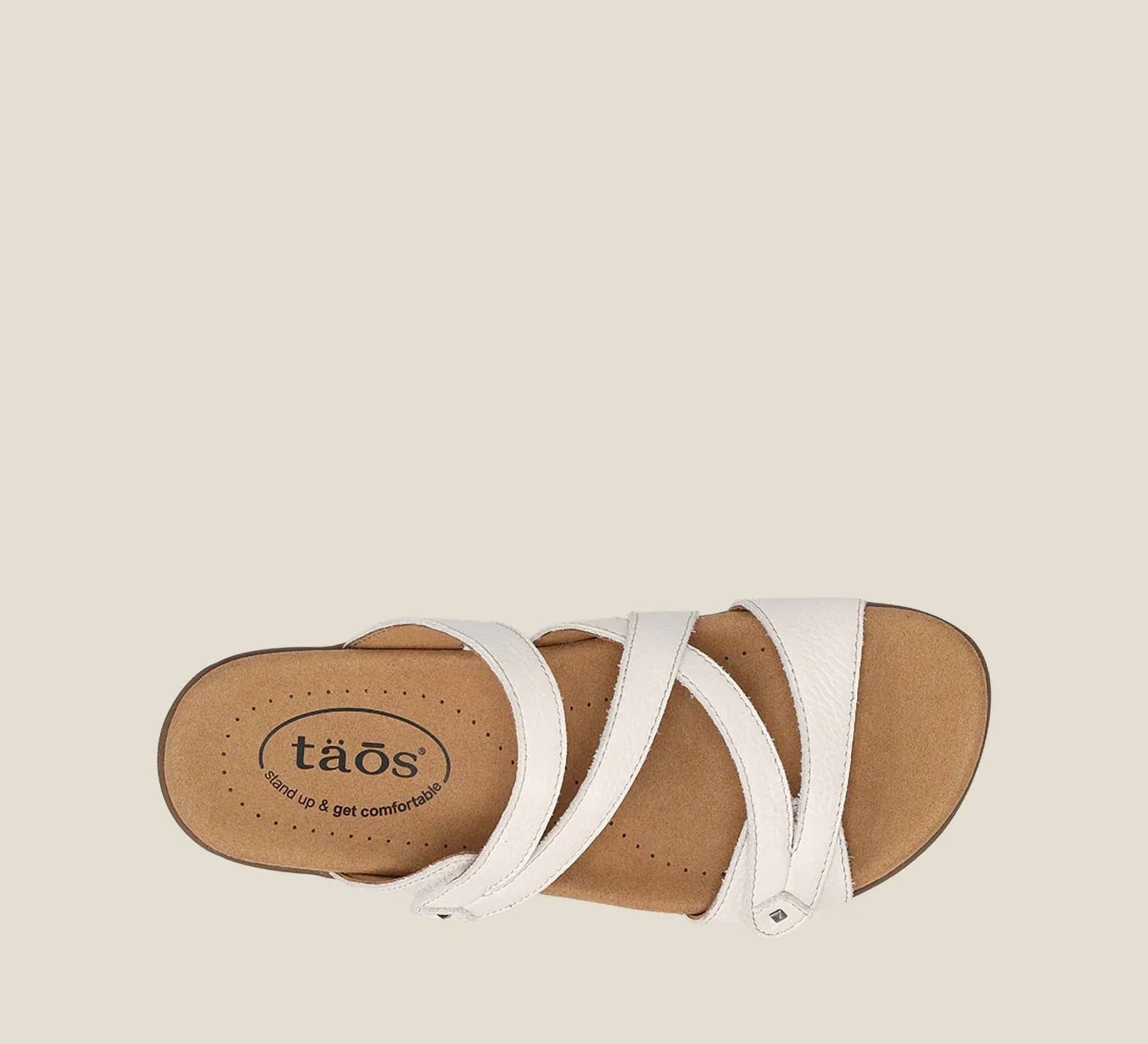 S/Double Women’S Double U Sandals In White
