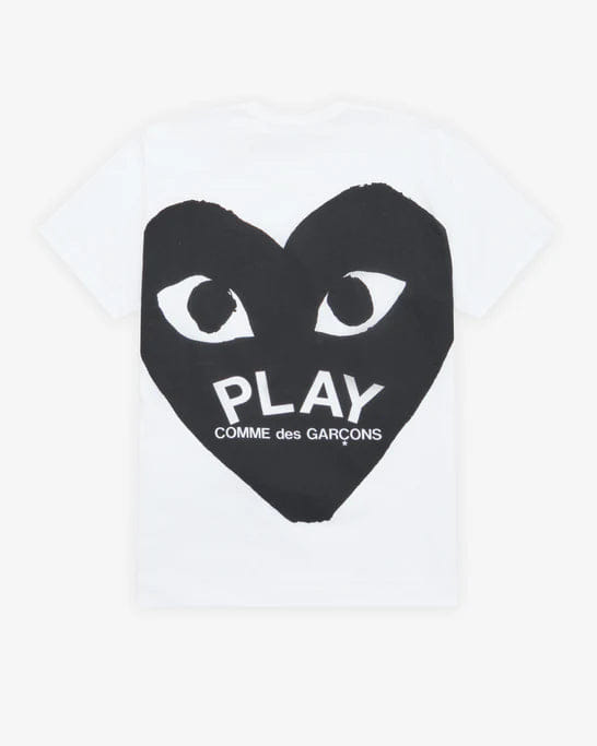Comme des Garçons PLAY Play - Black Heart T - Shirt - (White)